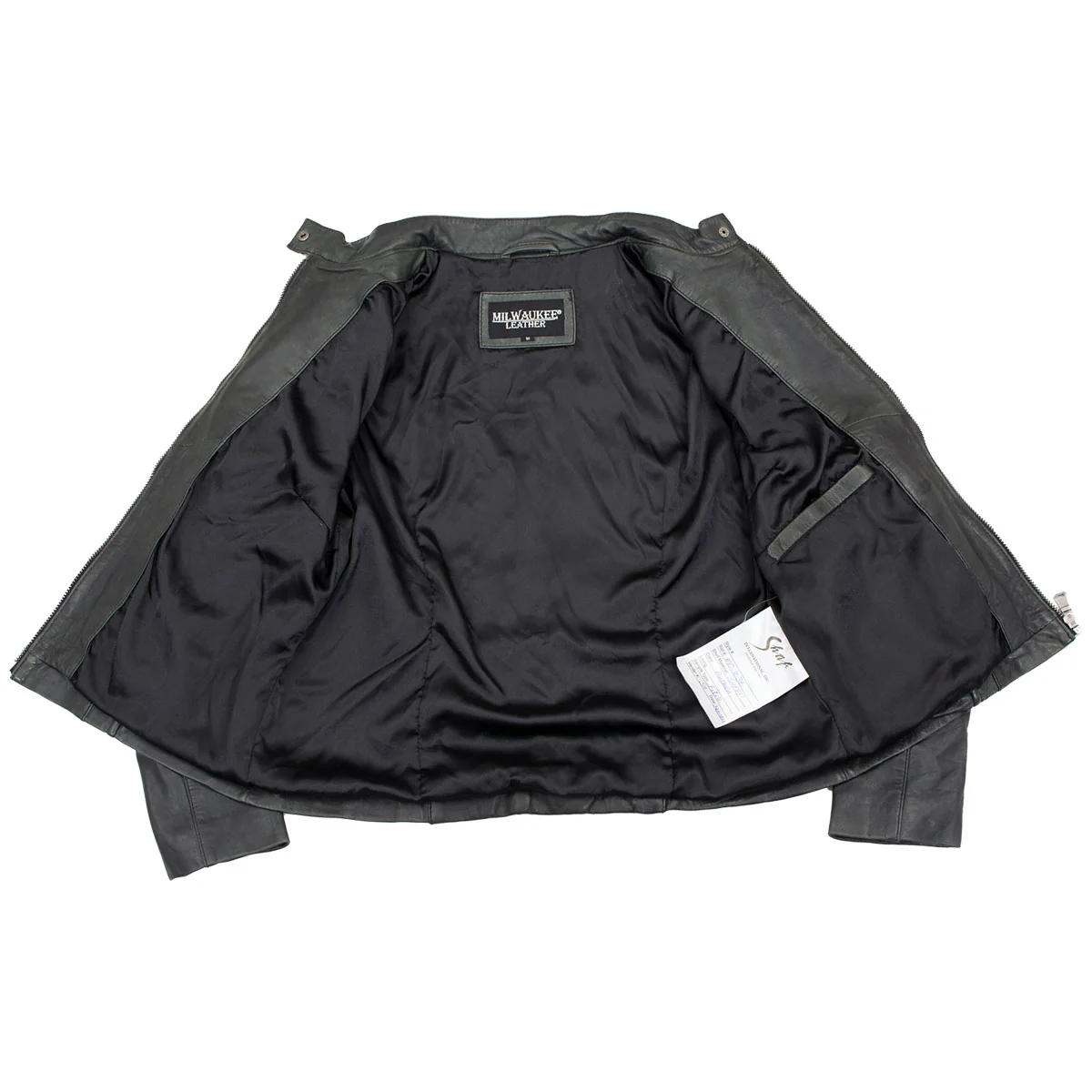 Milwaukee Leather Vintage SFL2814 Women's Black Leather Motorcycle Style Fashion Jacket - Image 2
