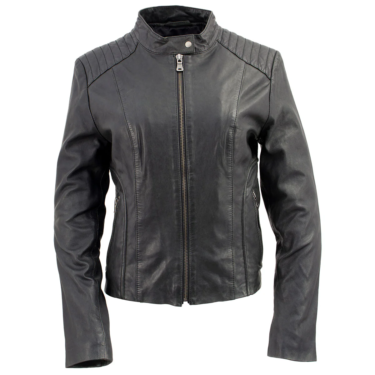 Milwaukee Leather Vintage SFL2814 Women's Black Leather Motorcycle Style Fashion Jacket - Image 7