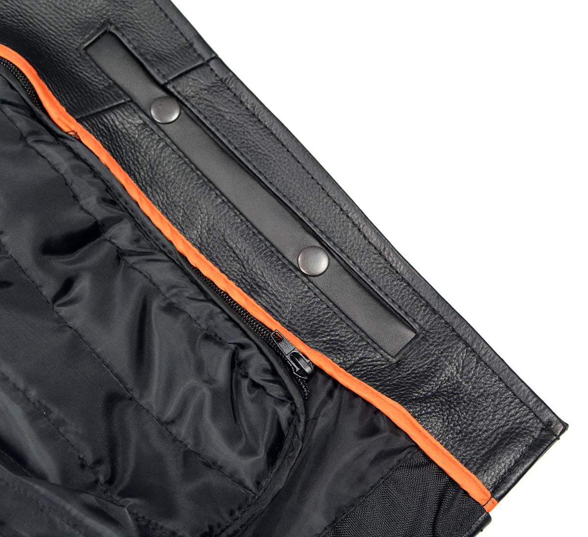 Milwaukee Leather LKL2700 Women's Classic Black Premium Leather Motorcycle Vintage Jacket with Side Laces - Image 9