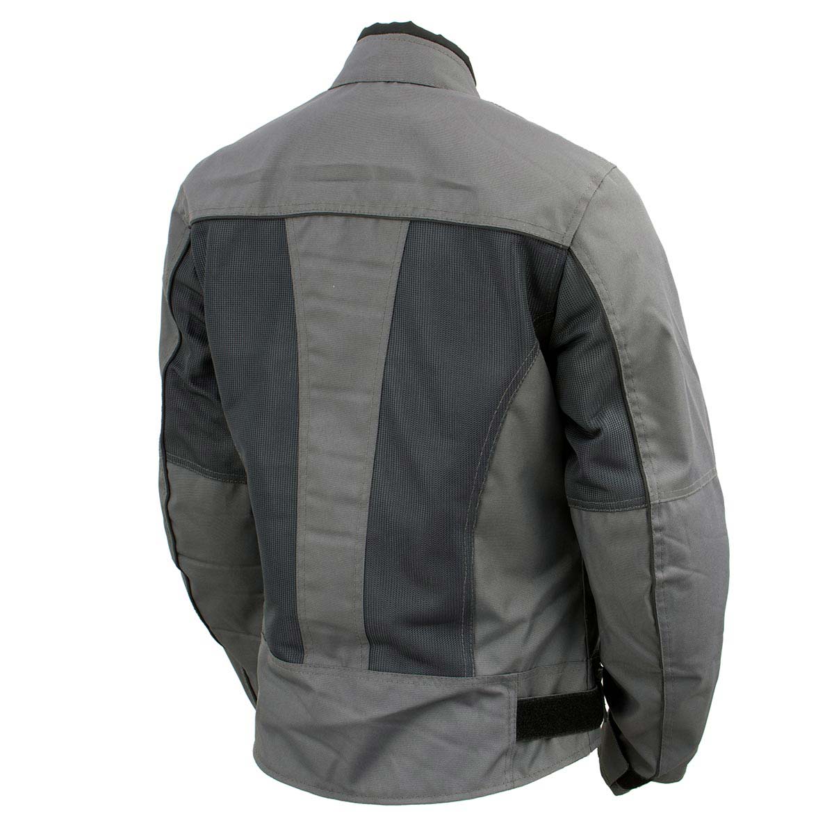 Milwaukee Leather Women's Shade Black/Grey Textile Motorcycle Jacket w/ CE Armor - MPL22707 - Image 7