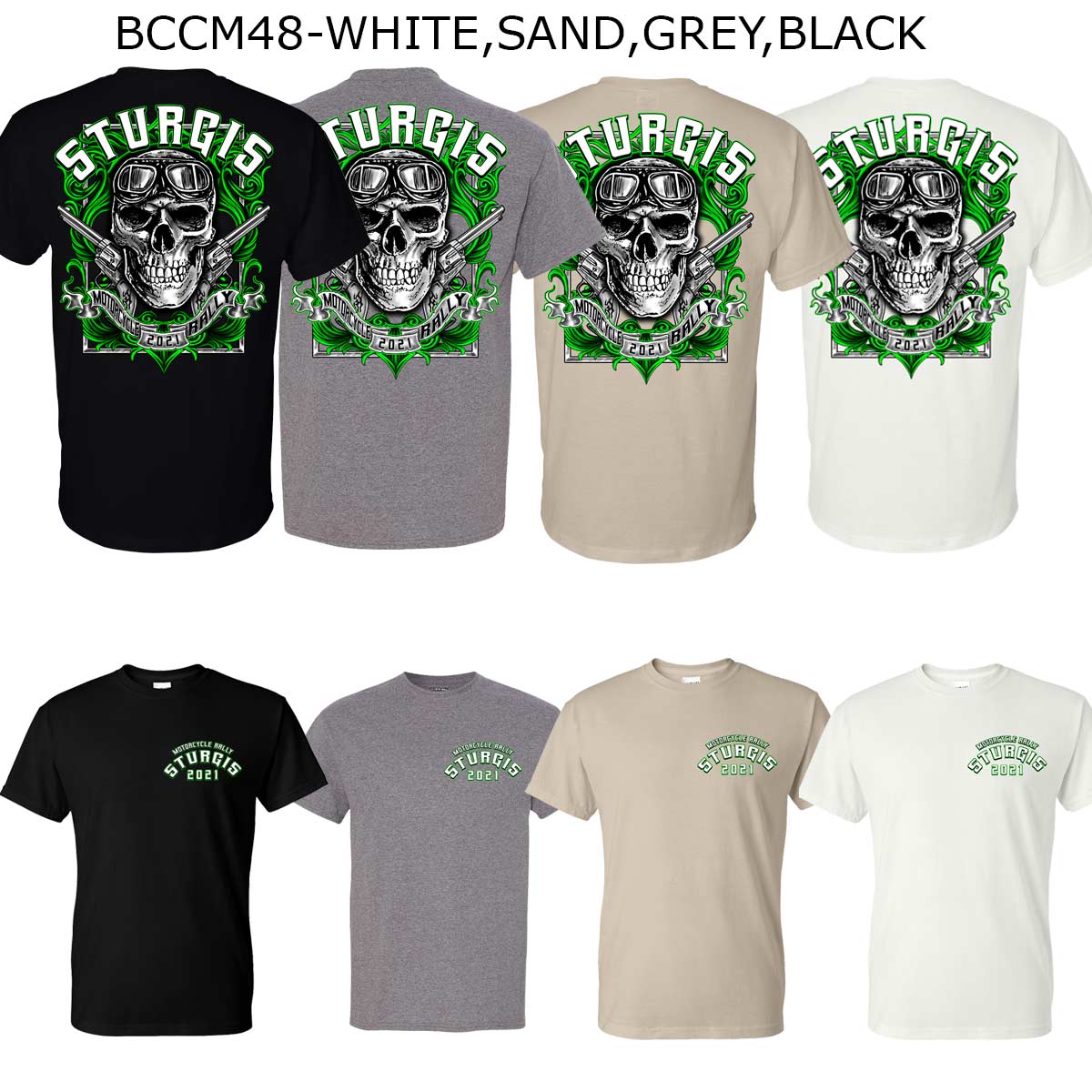 Milwaukee Leather XS16008 Men’s 81st ‘Sturgis’ Assorted 4 for $30.00 T-Shirts - Image 2