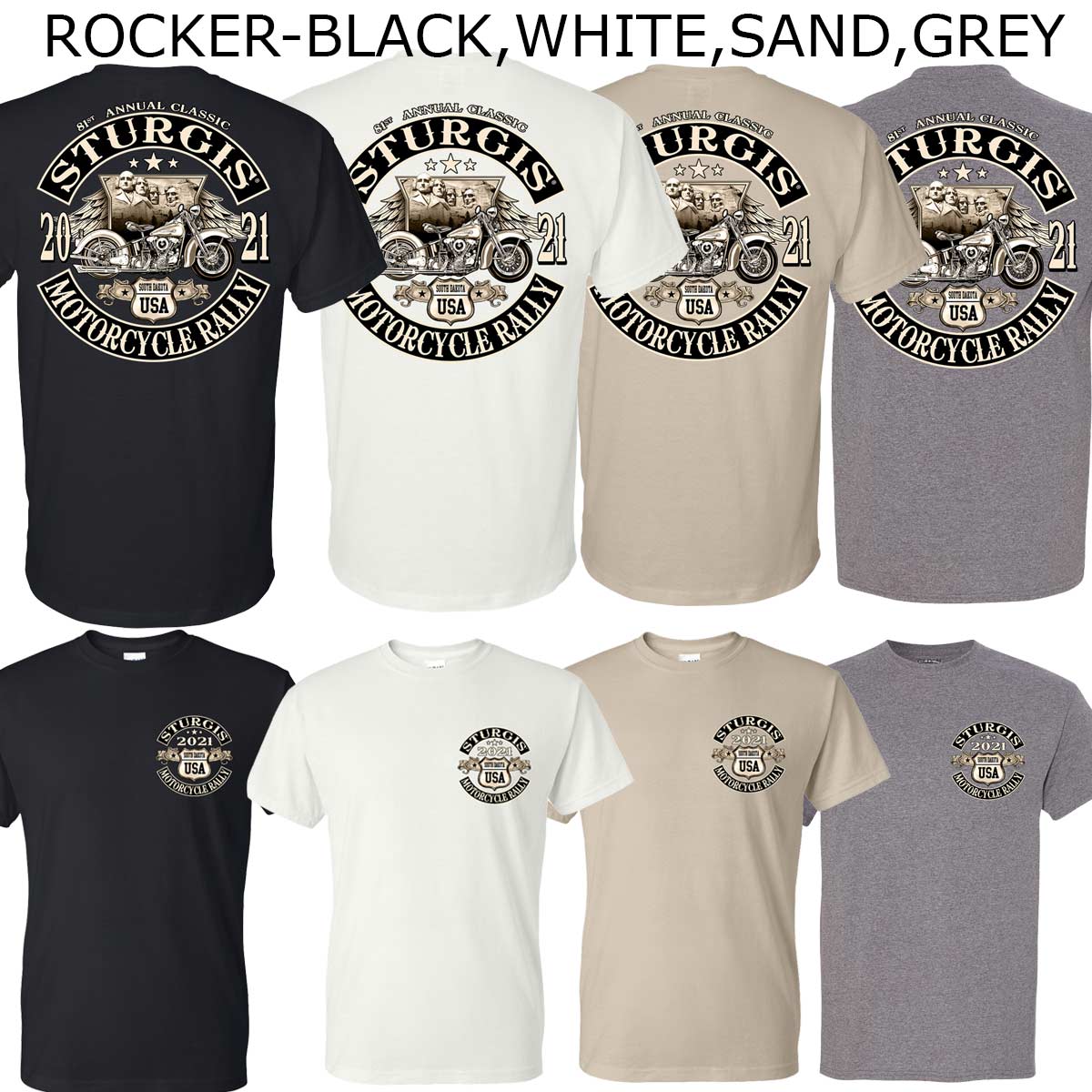 Milwaukee Leather XS16008 Men’s 81st ‘Sturgis’ Assorted 4 for $30.00 T-Shirts - Image 9