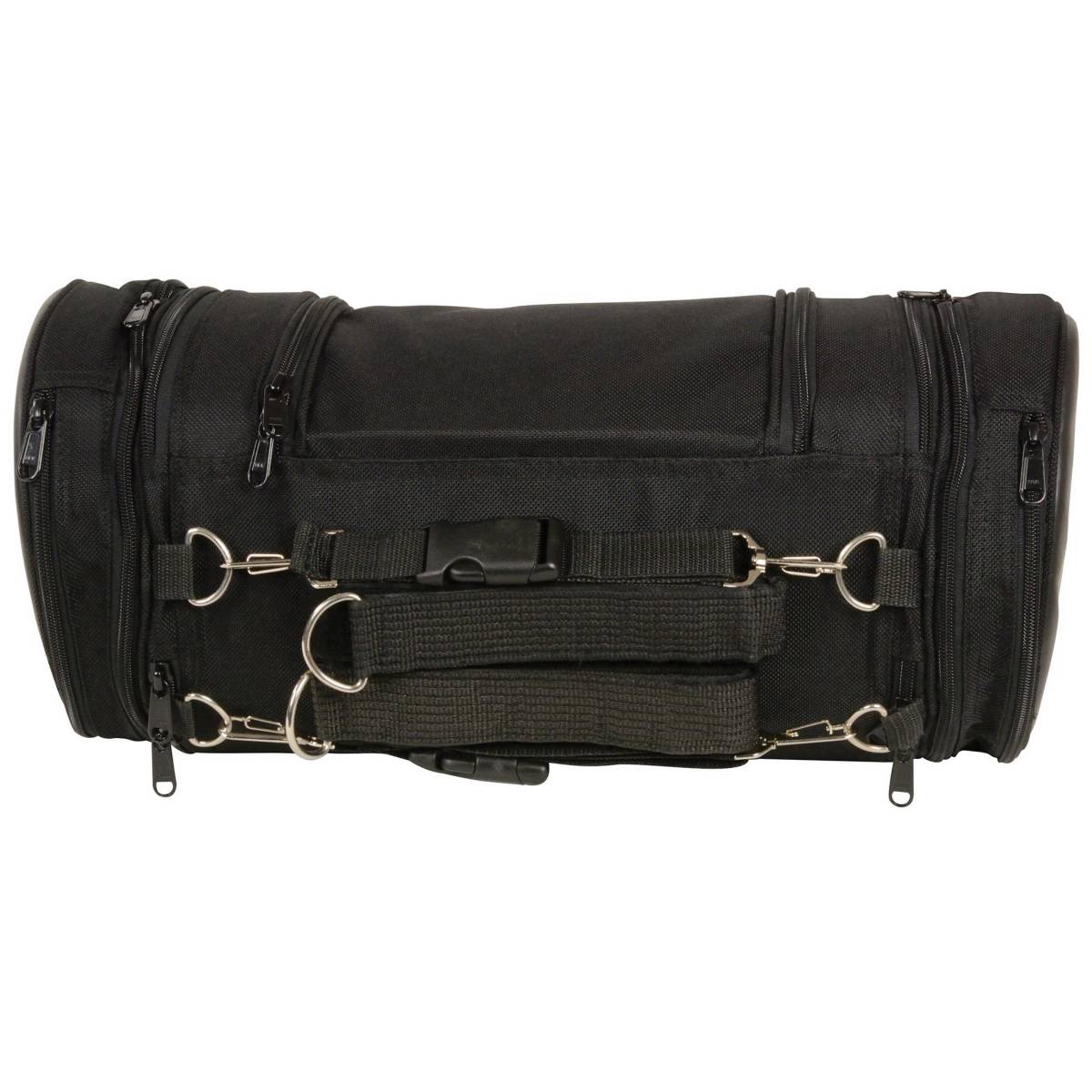 Milwaukee Leather MP8135 Large Black Textile Motorcycle Travel Sissy Roll Bag - Image 4