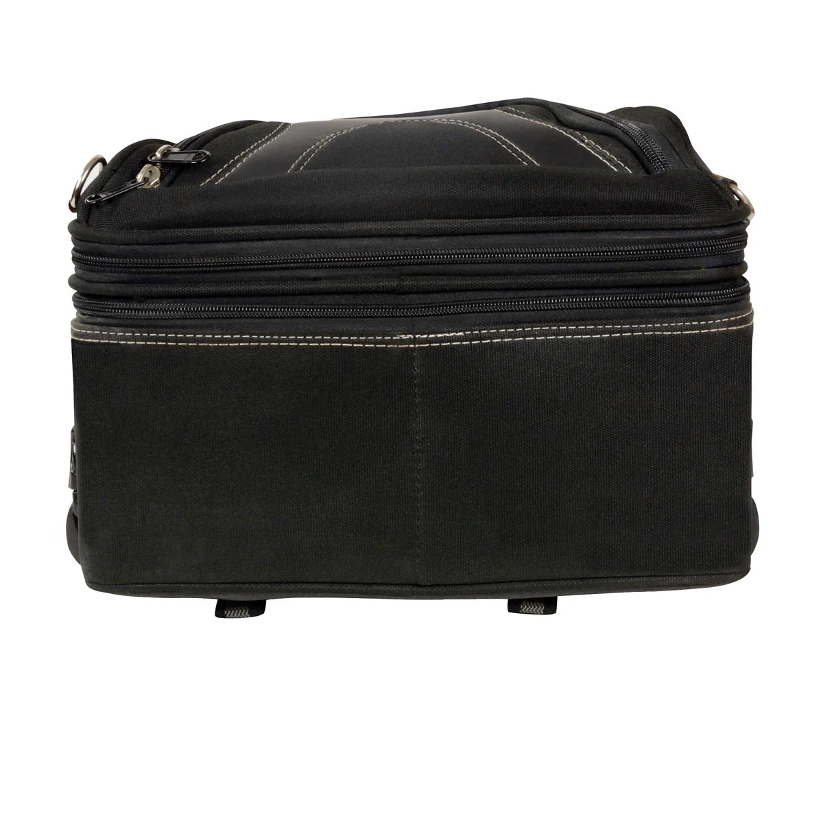 Milwaukee Leather MP8195 Small Black Textile and PVC Motorcycle Travel Rear Rack Bag - Image 2