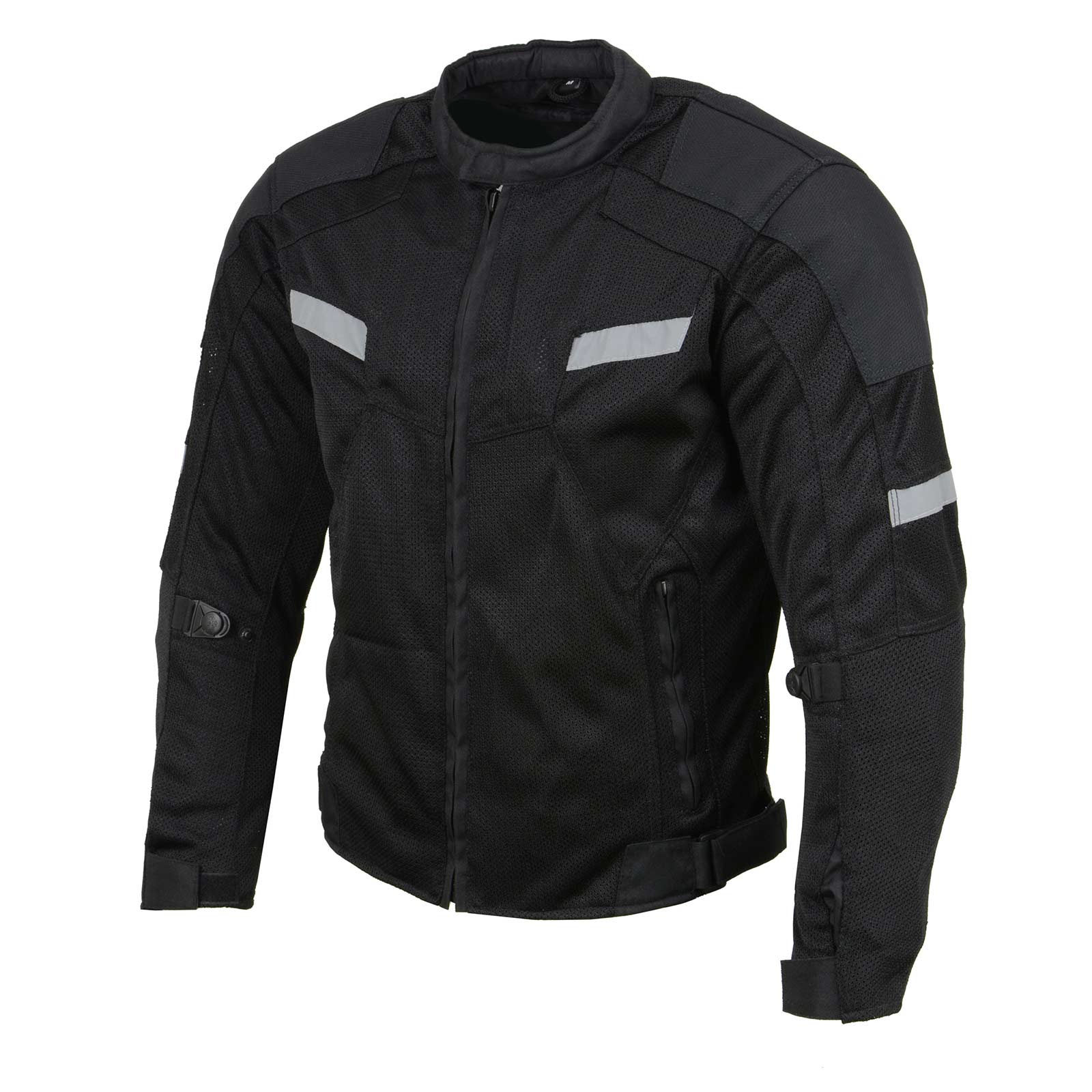 Milwaukee Leather MPM1792 Men's Black CE Armored Textile Motorcycle Jacket- All Season Biker Jacket - Image 11