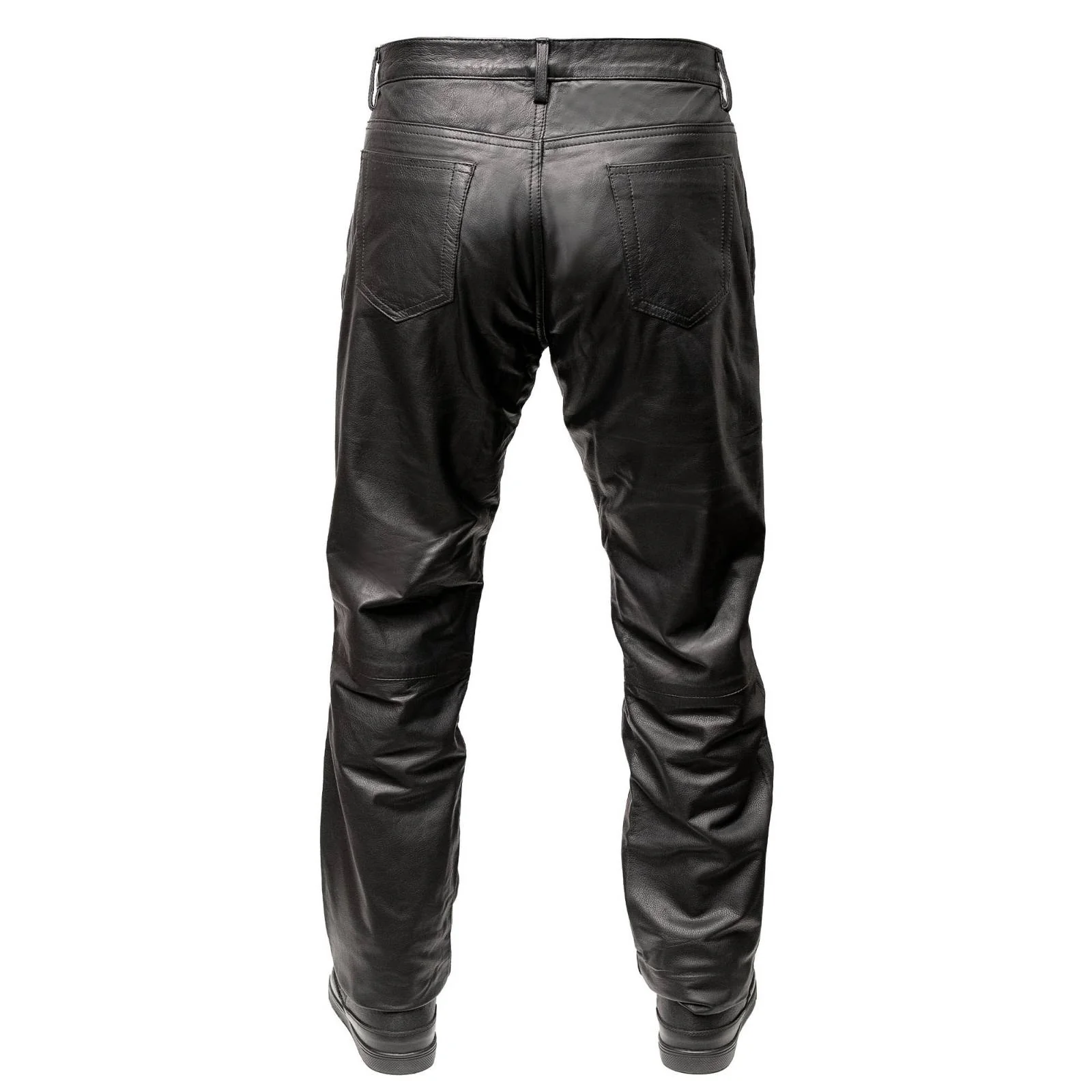 Milwaukee Motorcycle Clothing Co. Men’s Branson Black Premium Leather Biker Lined Pants – 5-Pocket MMC50000 - Image 7