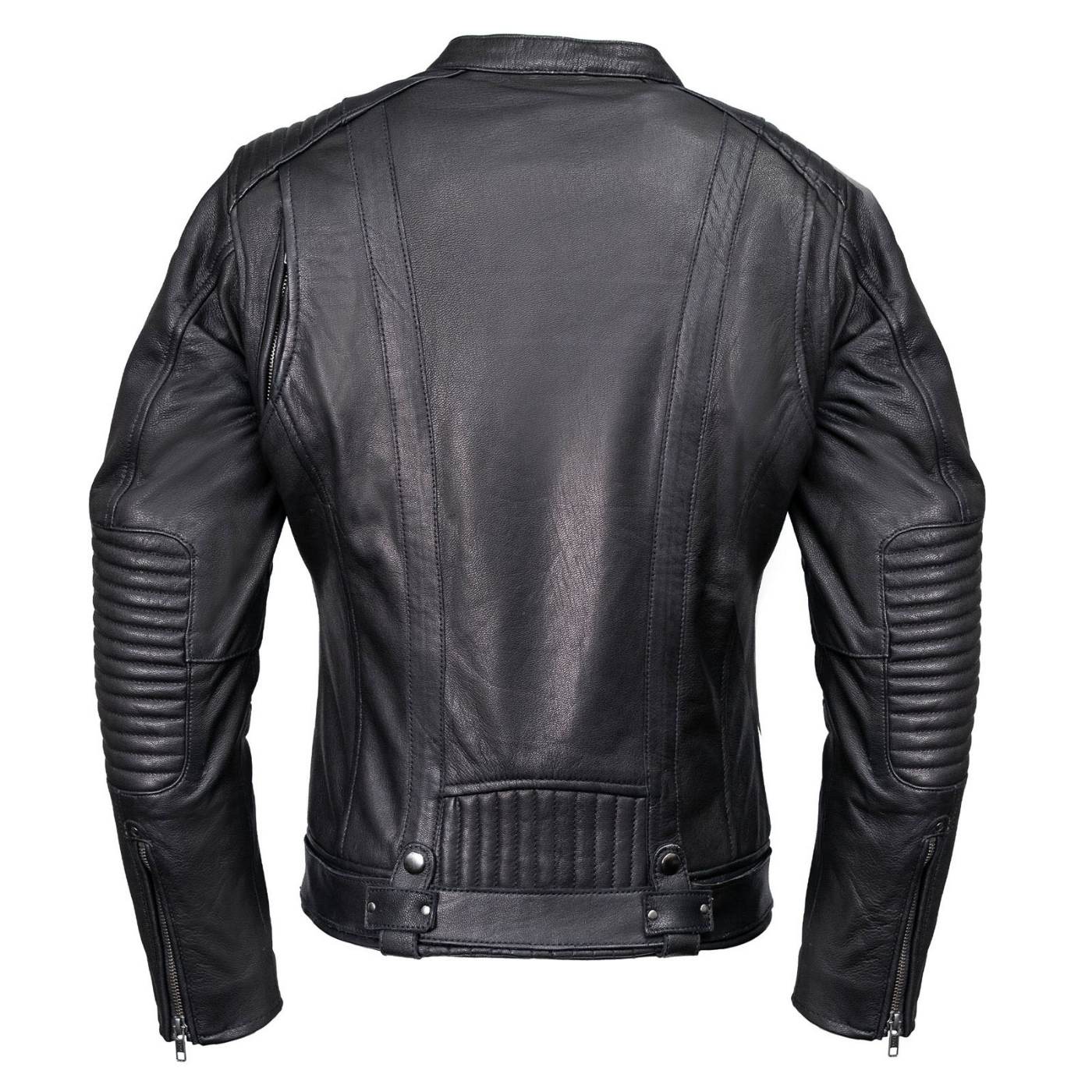Milwaukee Motorcycle Clothing Co. Women’s Rebel Scooter Style Black Leather Biker Jacket w/ Mandarin Collar MMC20002 - Image 14