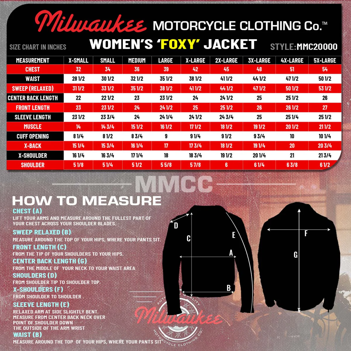 Milwaukee Motorcycle Clothing Co. Women's Foxy Scooter Style Black Premium Leather Jacket w/ Mandarin Collar MMC20000 - Image 3