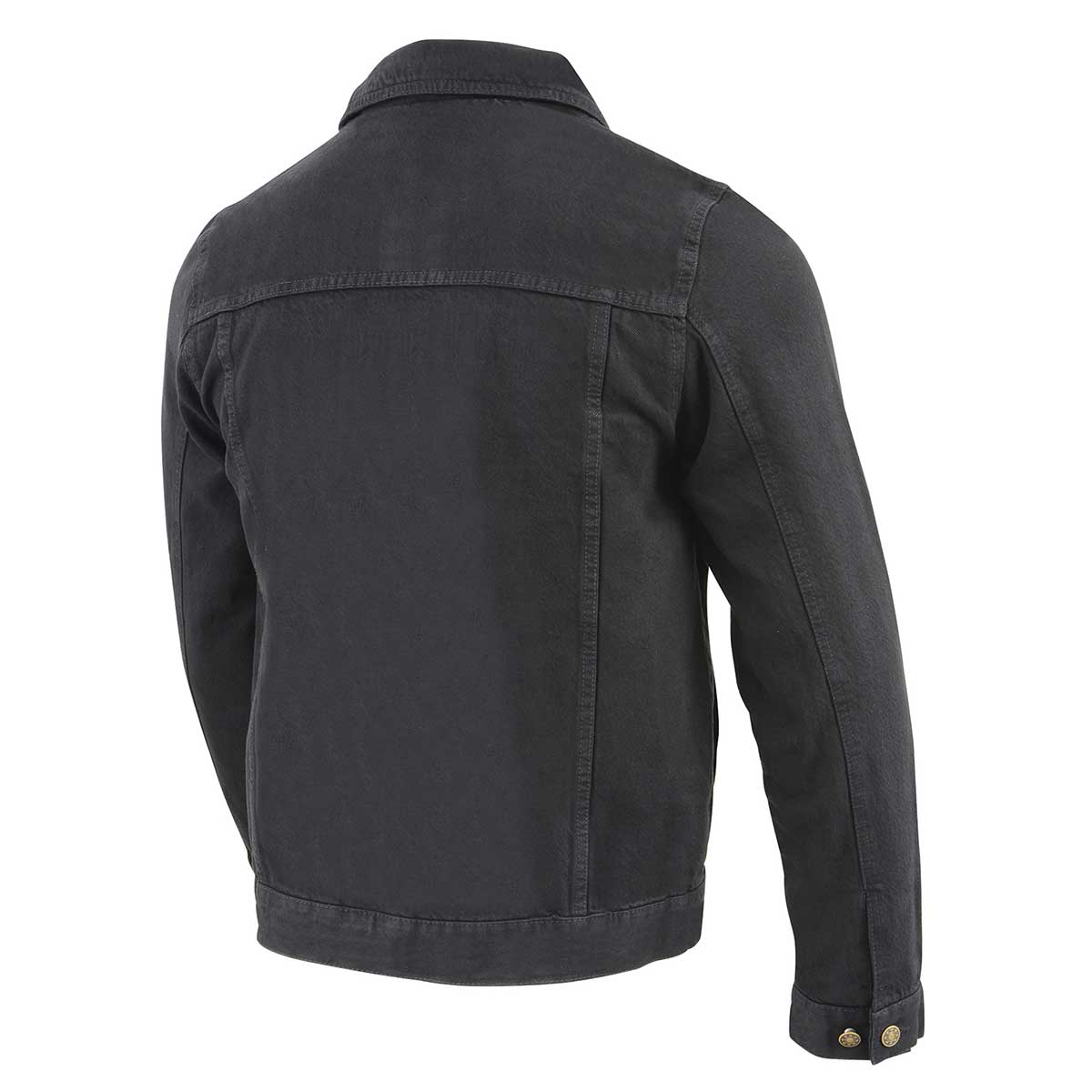 Milwaukee Leather MDM1015 Men's Black Classic Denim Jean Jacket - Image 2