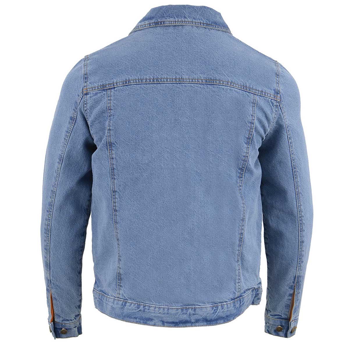 Milwaukee Leather MDM1015 Men's Blue Classic Denim Jean Jacket - Image 2