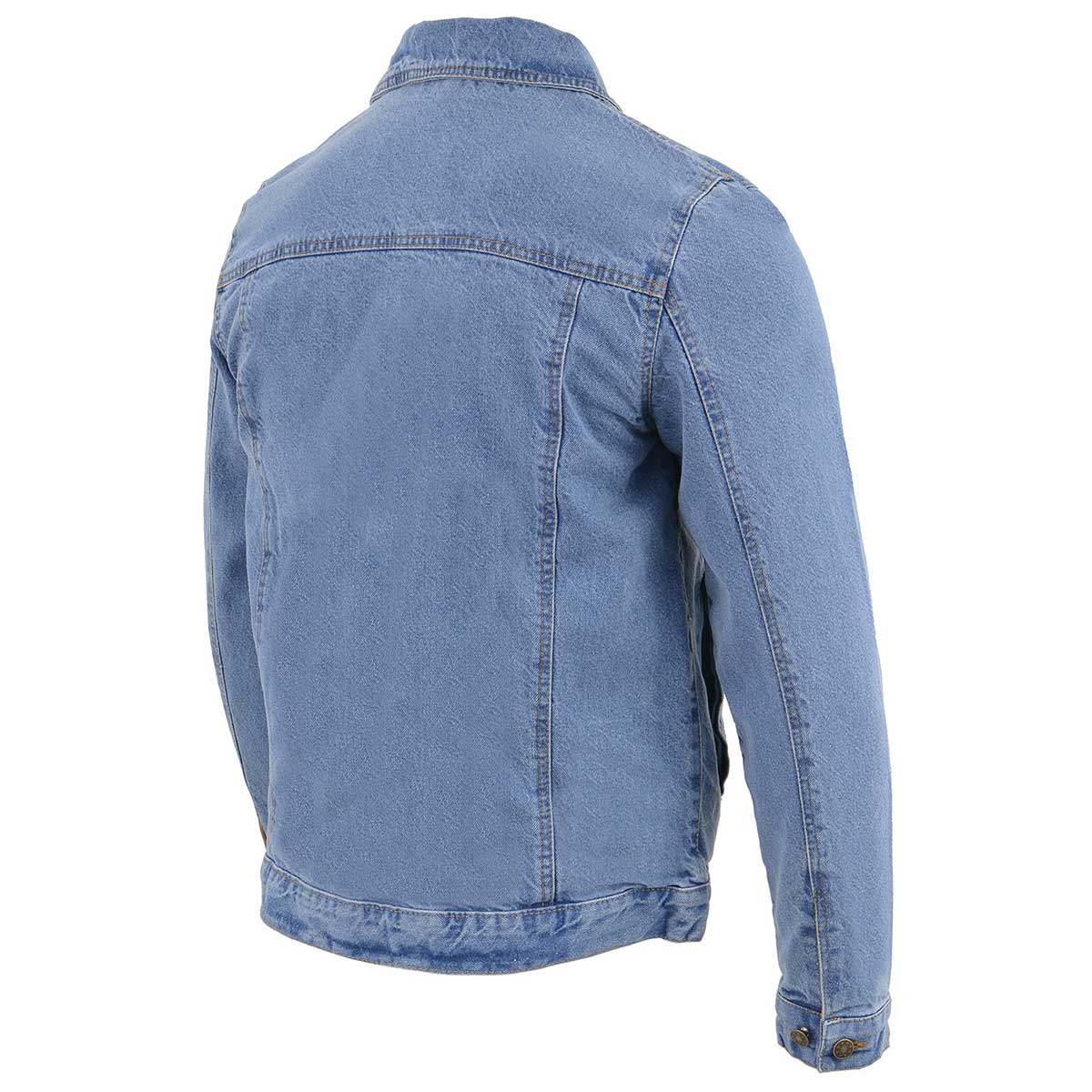 Milwaukee Leather MDM1015 Men's Blue Classic Denim Jean Jacket - Image 6