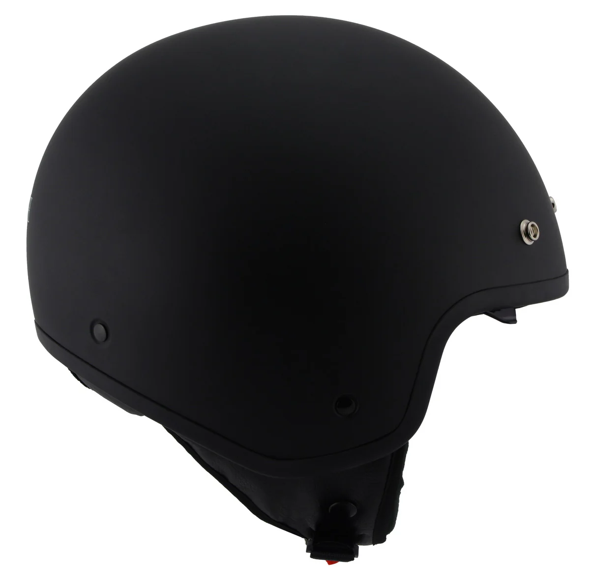 Milwaukee Performance Helmets MPH9700DOT Accelerator 3 /4 Open Face Matte Black Helmet - Image 2