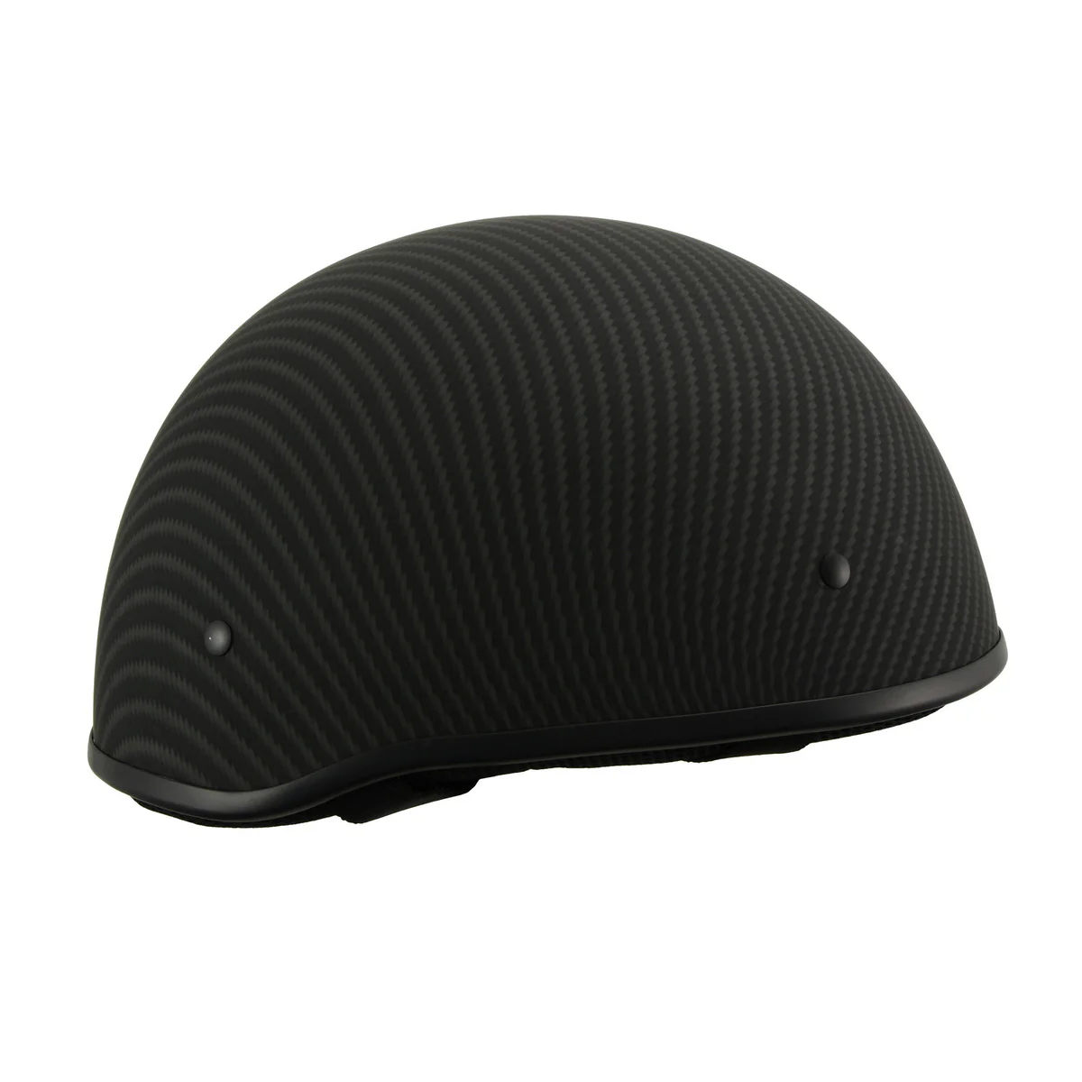 Milwaukee Performance Helmets MPH9712DOT Dot Approved Matte Black Half Motorcycle Helmet Biker - Image 6