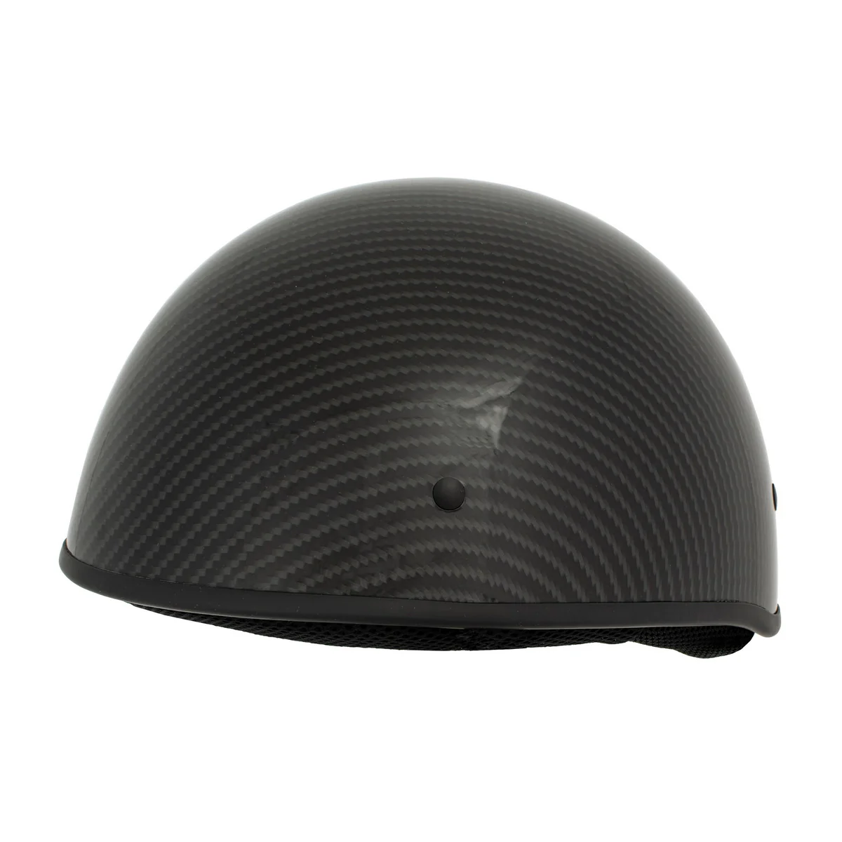 Milwaukee Performance Helmets MPH9713DOT Dot Approved Glossy Black Half Motorcycle Helmet for Men and Women Biker with Carbon Fiber Look - Image 19