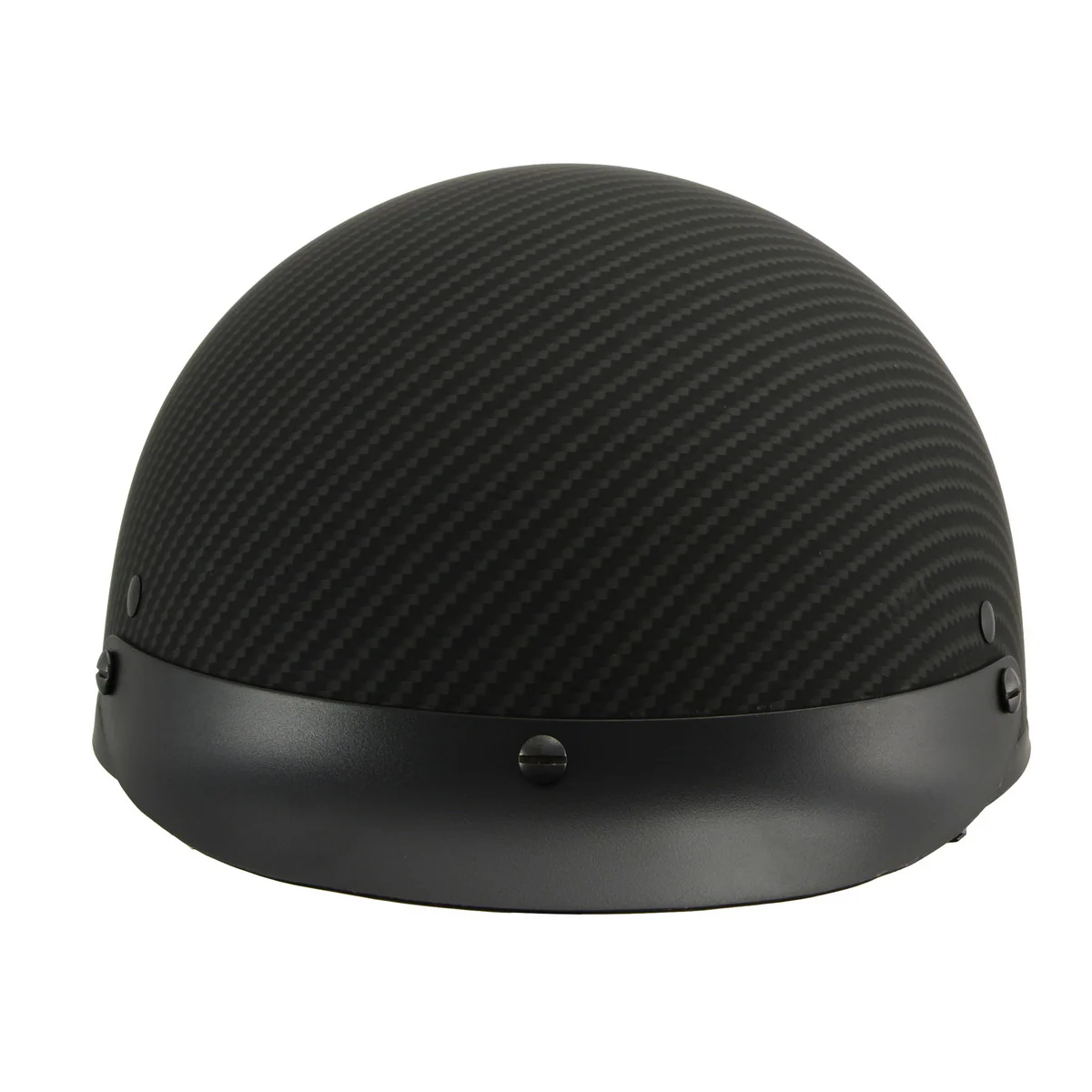 Milwaukee Helmets MPH9722DOT Matte Black Half Helmet with Drop Down Sun Visor - Image 3