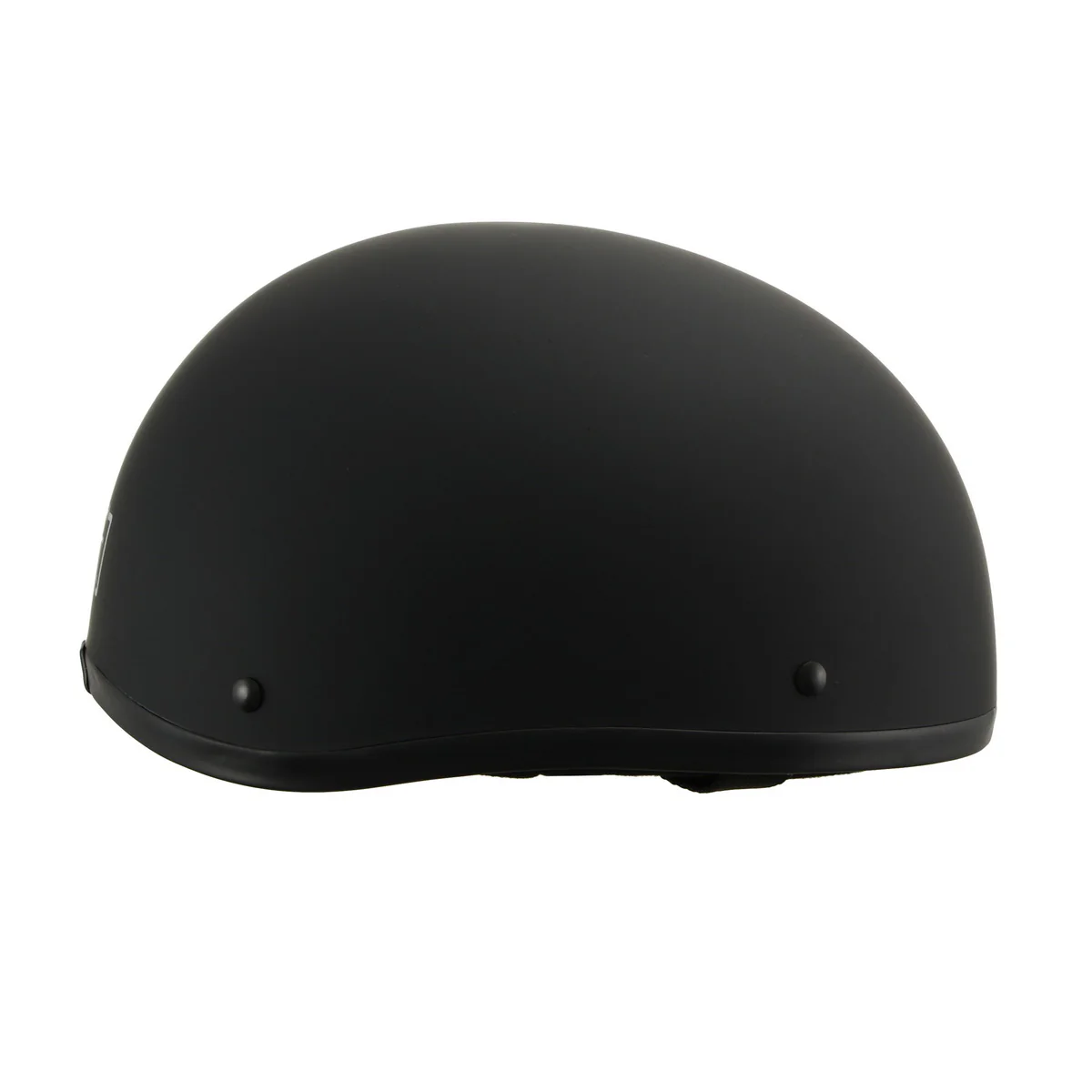 Milwaukee Helmets MPH9770DOT Americas Smallest Matte Black Half Helmet - Image 8
