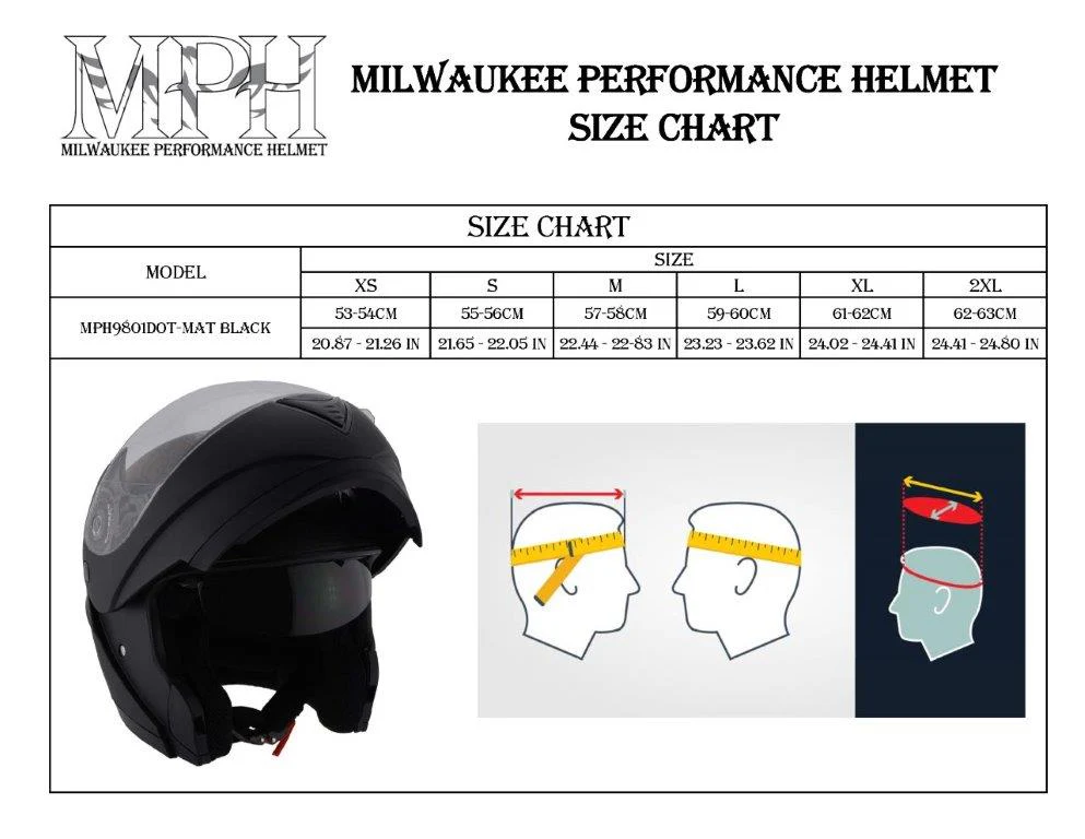 Milwaukee Performance Helmets MPH9801DOT Expedition Modular Matte Black Helmet - Image 5