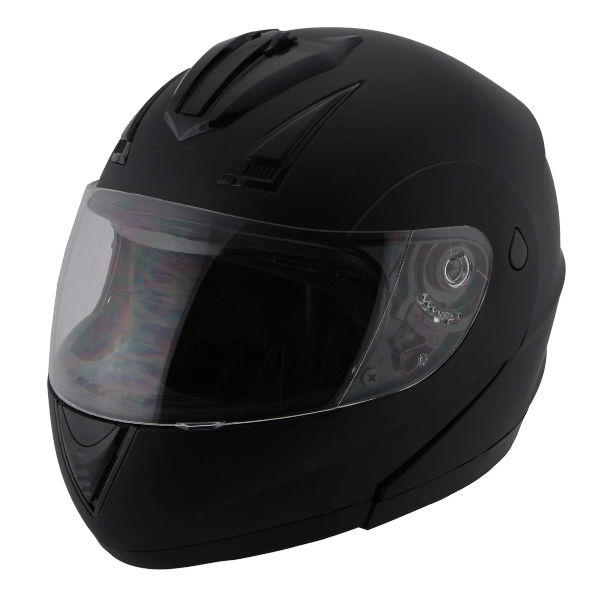 Milwaukee Performance Helmets MPH9801DOT Expedition Modular Matte Black Helmet - Image 6