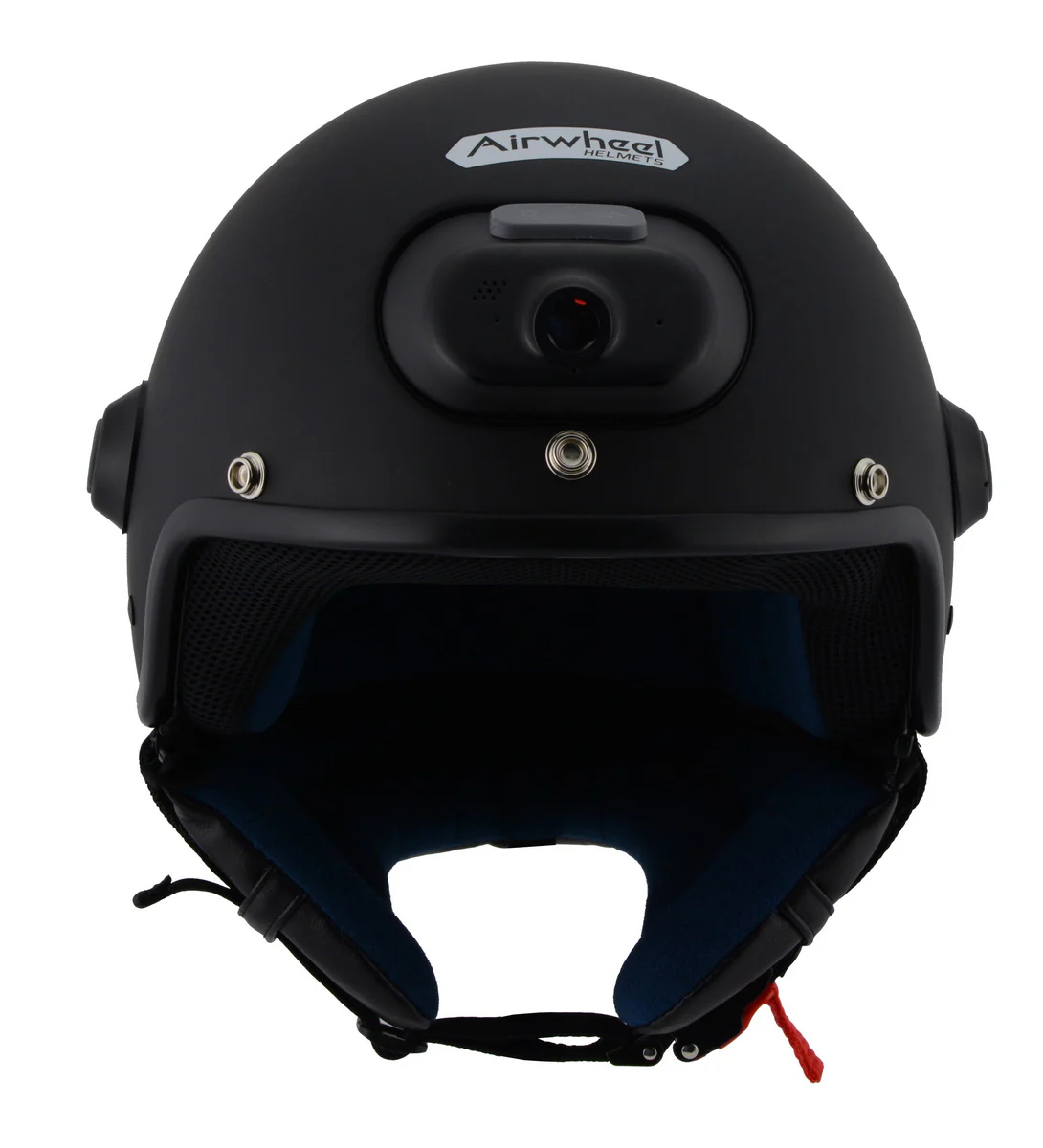 Milwaukee Performance Helmets MPH9802DOT 'Vision' Matte Black 3/4 Open Face Helmet with HD Camera and Bluetooth System - Image 4