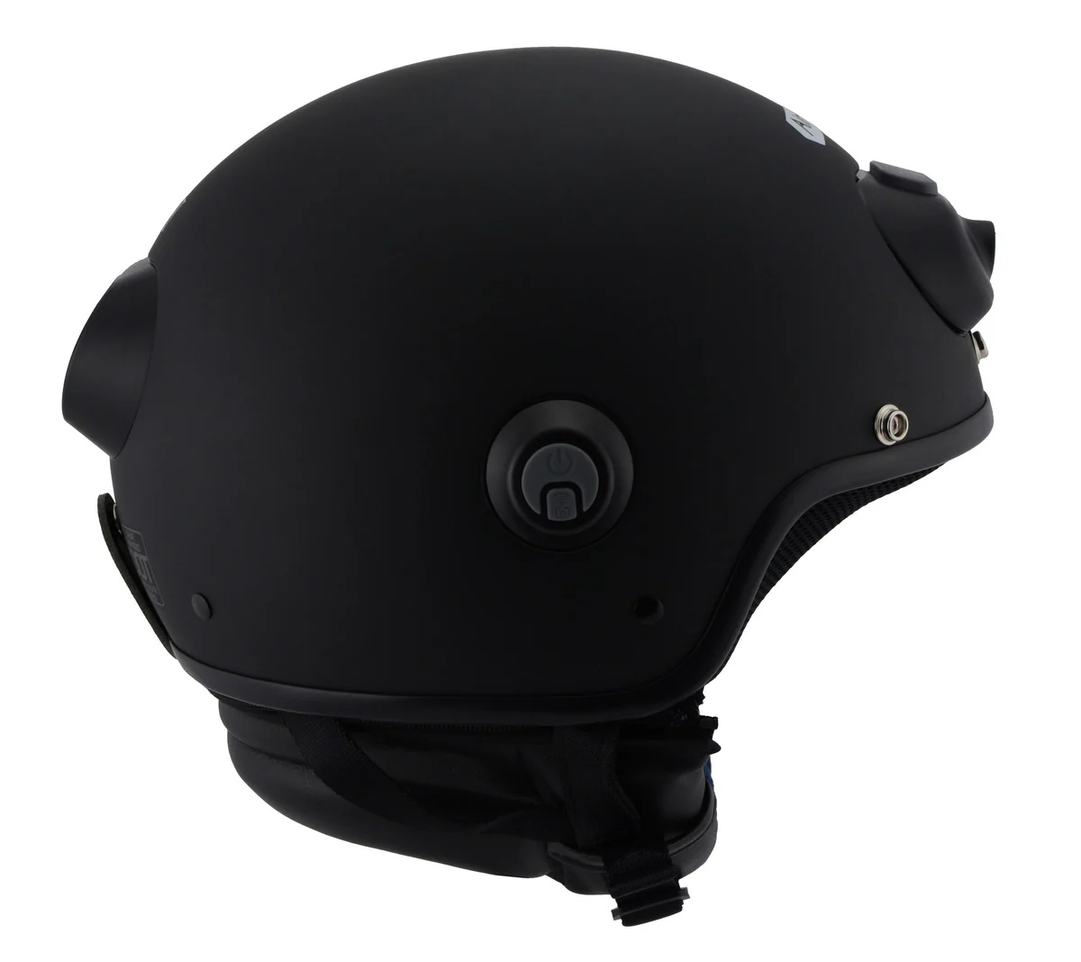 Milwaukee Performance Helmets MPH9802DOT 'Vision' Matte Black 3/4 Open Face Helmet with HD Camera and Bluetooth System - Image 9