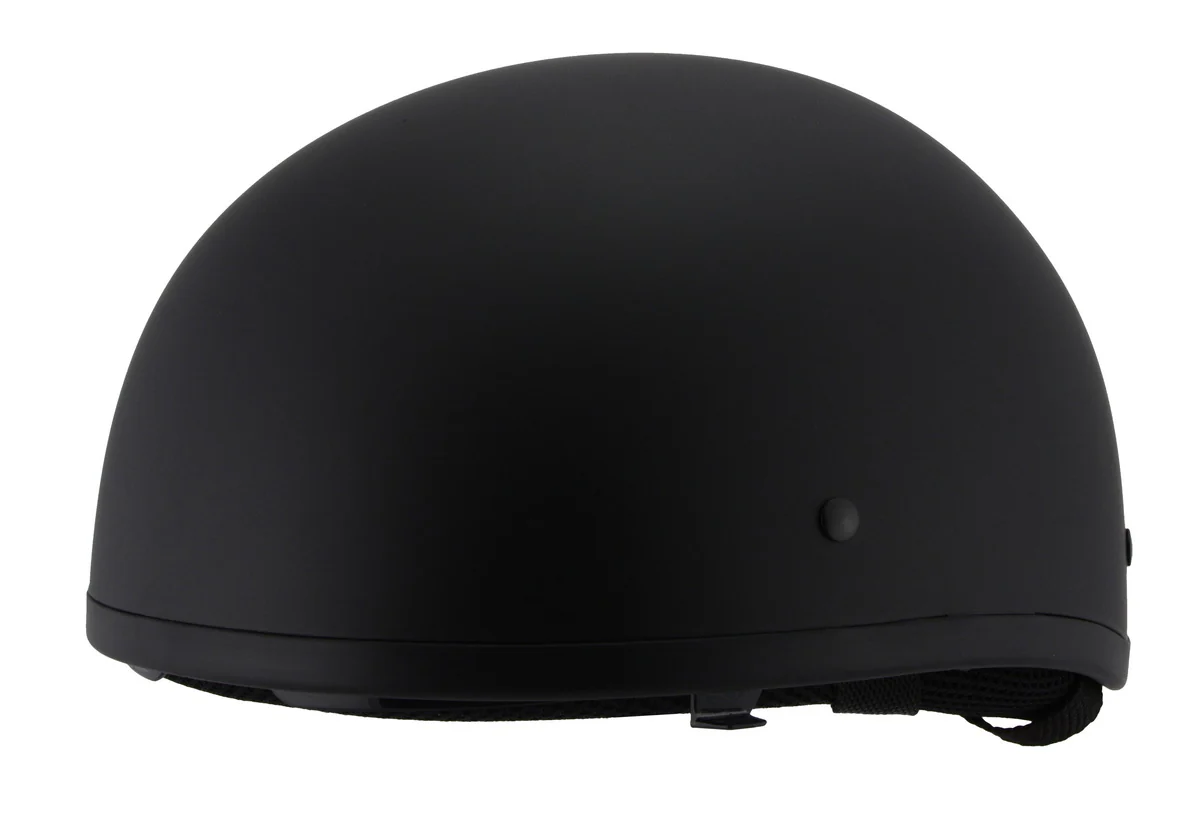 Milwaukee Performance Helmets MPH9850N Novelty 'Air Stream' Matte Black Half Helmet with Drop Visor - Image 10