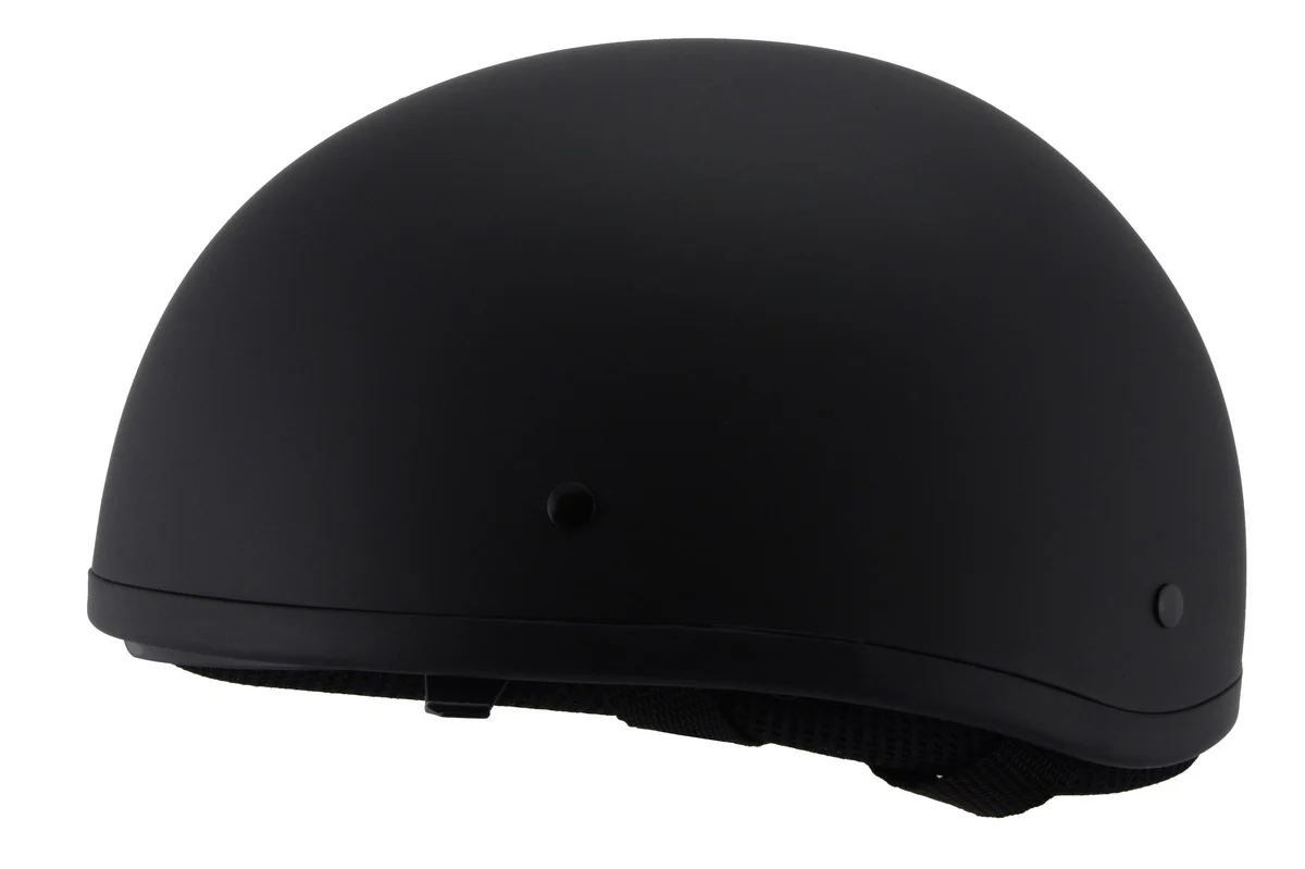 Milwaukee Performance Helmets MPH9850N Novelty 'Air Stream' Matte Black Half Helmet with Drop Visor - Image 11