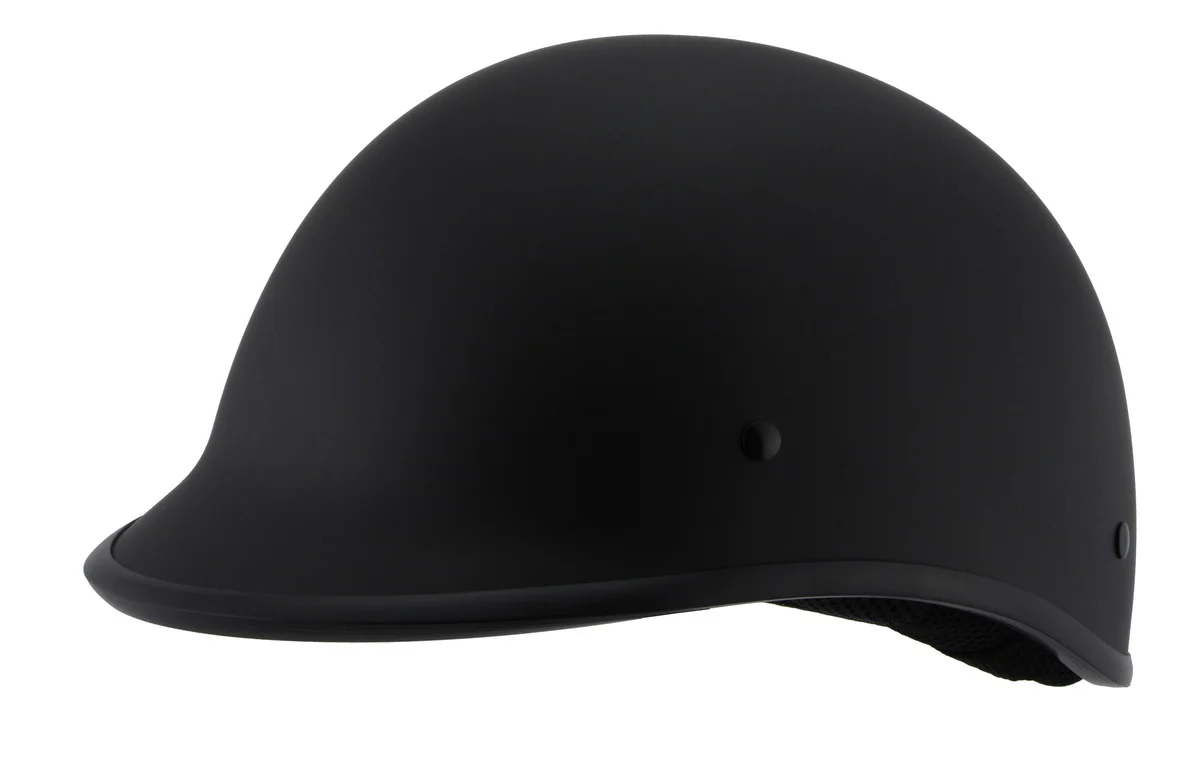 Milwaukee Performance Helmets MPH9860N Derby Novelty Matte Black Half Helmet - Image 10