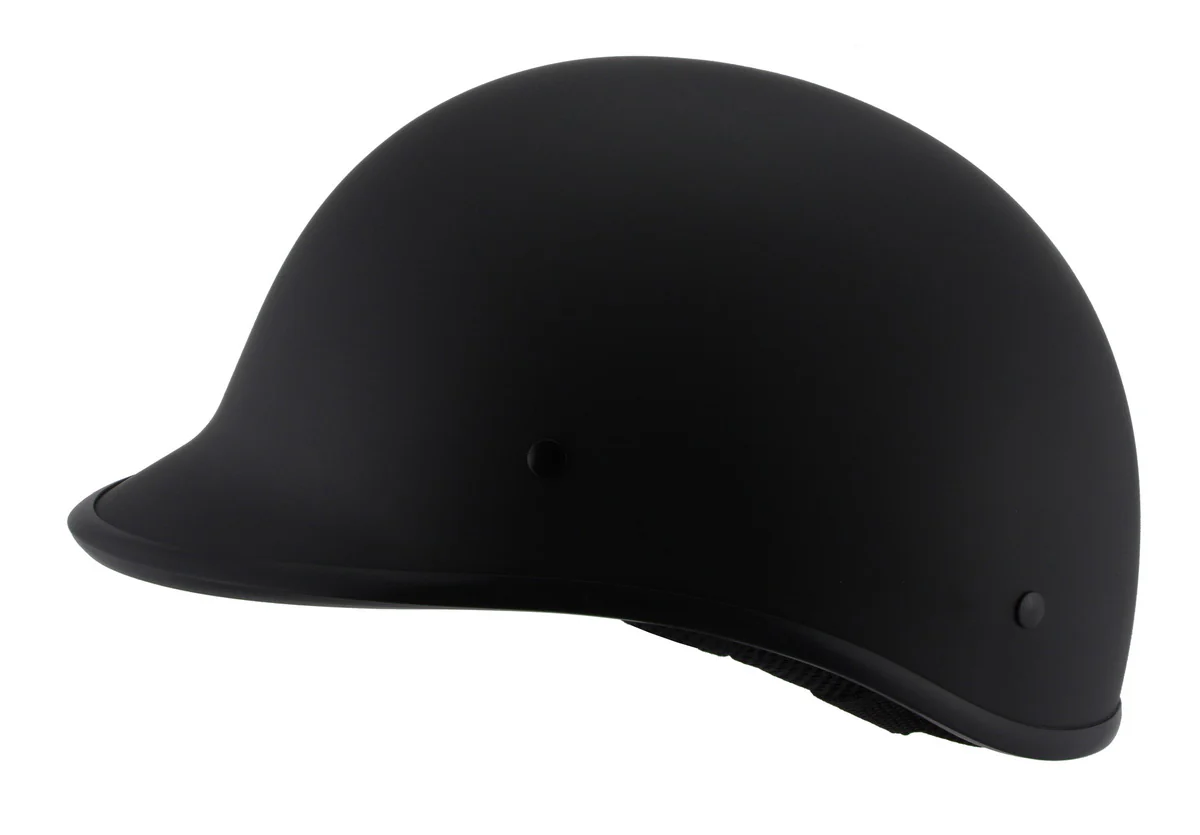 Milwaukee Performance Helmets MPH9860N Derby Novelty Matte Black Half Helmet - Image 11