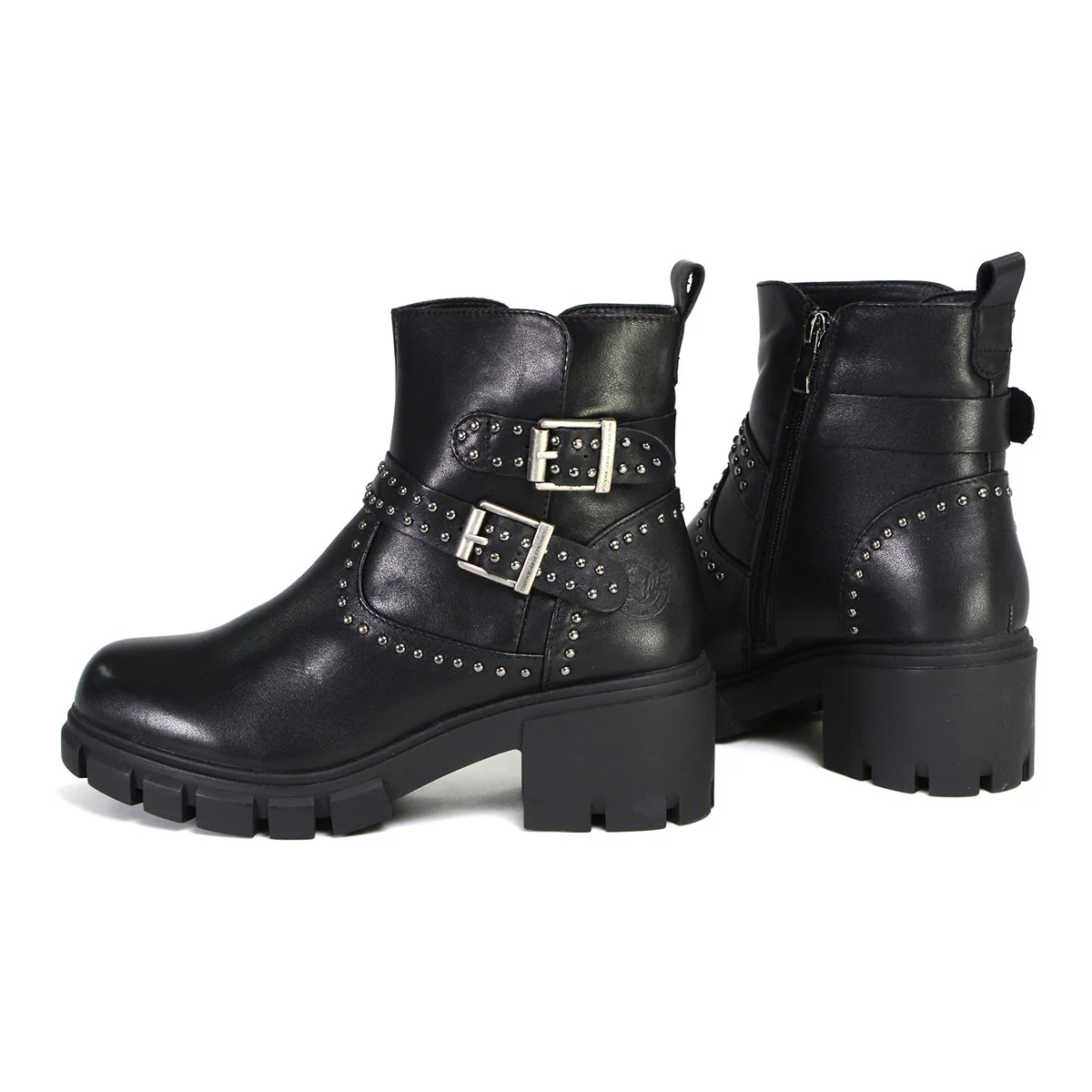 Milwaukee Leather Women's Siren Premium Black Studded Fashion Boots w/ Side Zippers MBL9446 - Image 5