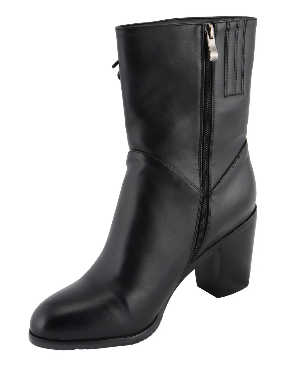 Milwaukee Leather MBL9436 Women's Black Lace-Side Fashion Riding Boots - Image 5