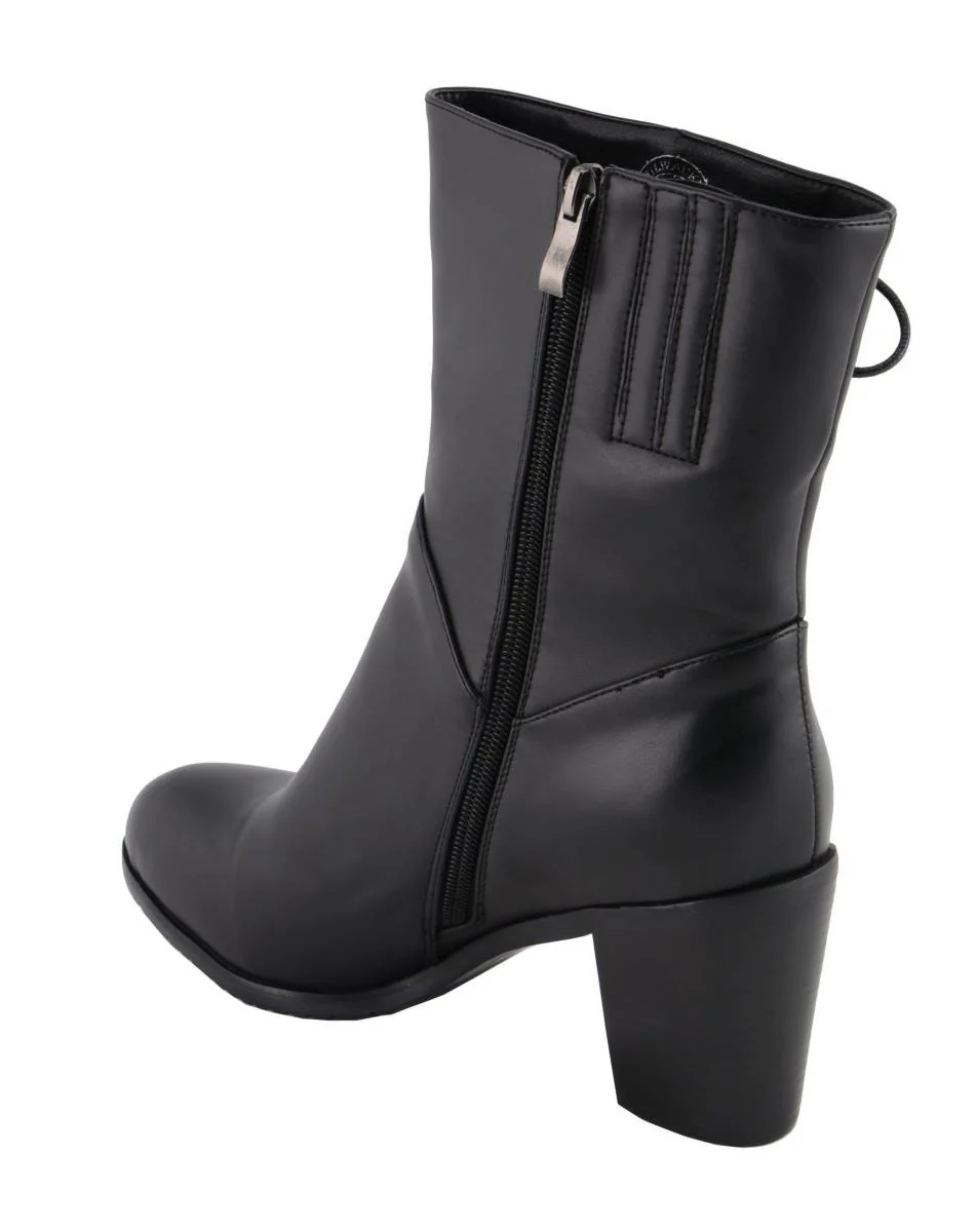 Milwaukee Leather MBL9436 Women's Black Lace-Side Fashion Riding Boots - Image 7