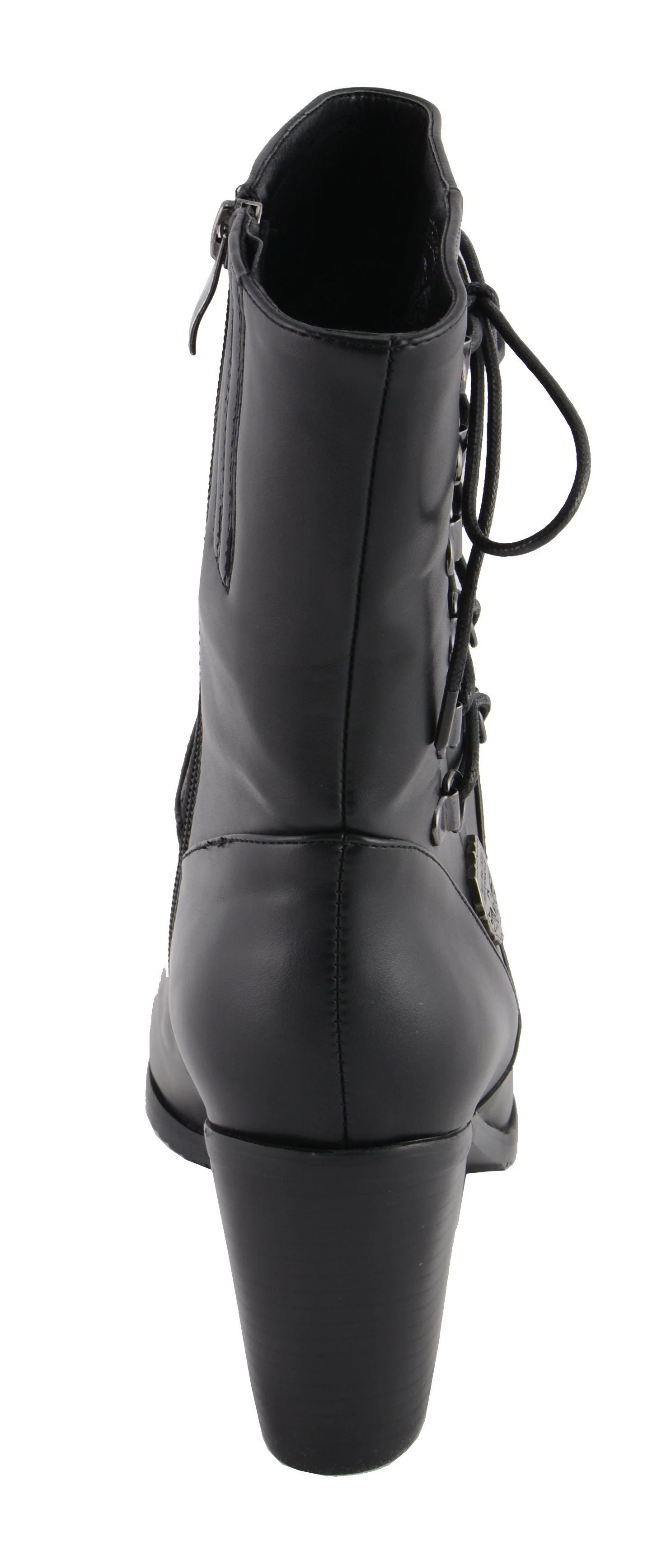 Milwaukee Leather MBL9436 Women's Black Lace-Side Fashion Riding Boots - Image 8