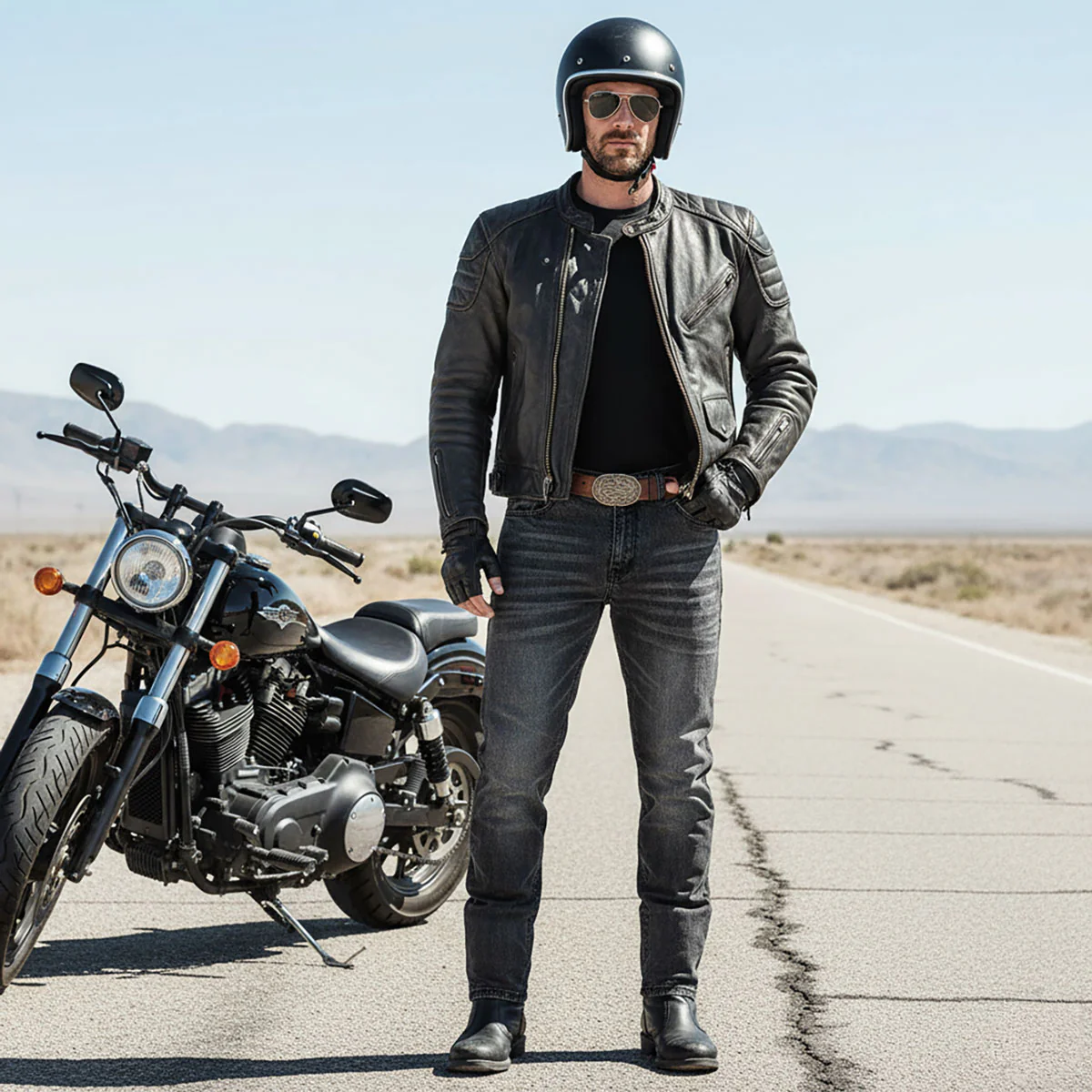 Milwaukee Leather MDM5000 Men's City Limit Black CE Armored Motorcycle Riding Denim Jeans Pants Reinforced w/ Aramid Fibers - Image 5