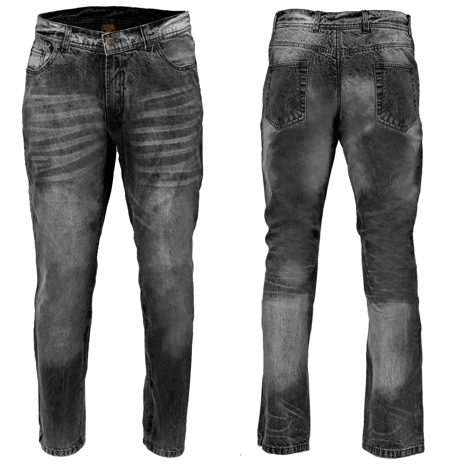 Milwaukee Leather MDM5000 Men's City Limit Black CE Armored Motorcycle Riding Denim Jeans Pants Reinforced w/ Aramid Fibers - Image 7