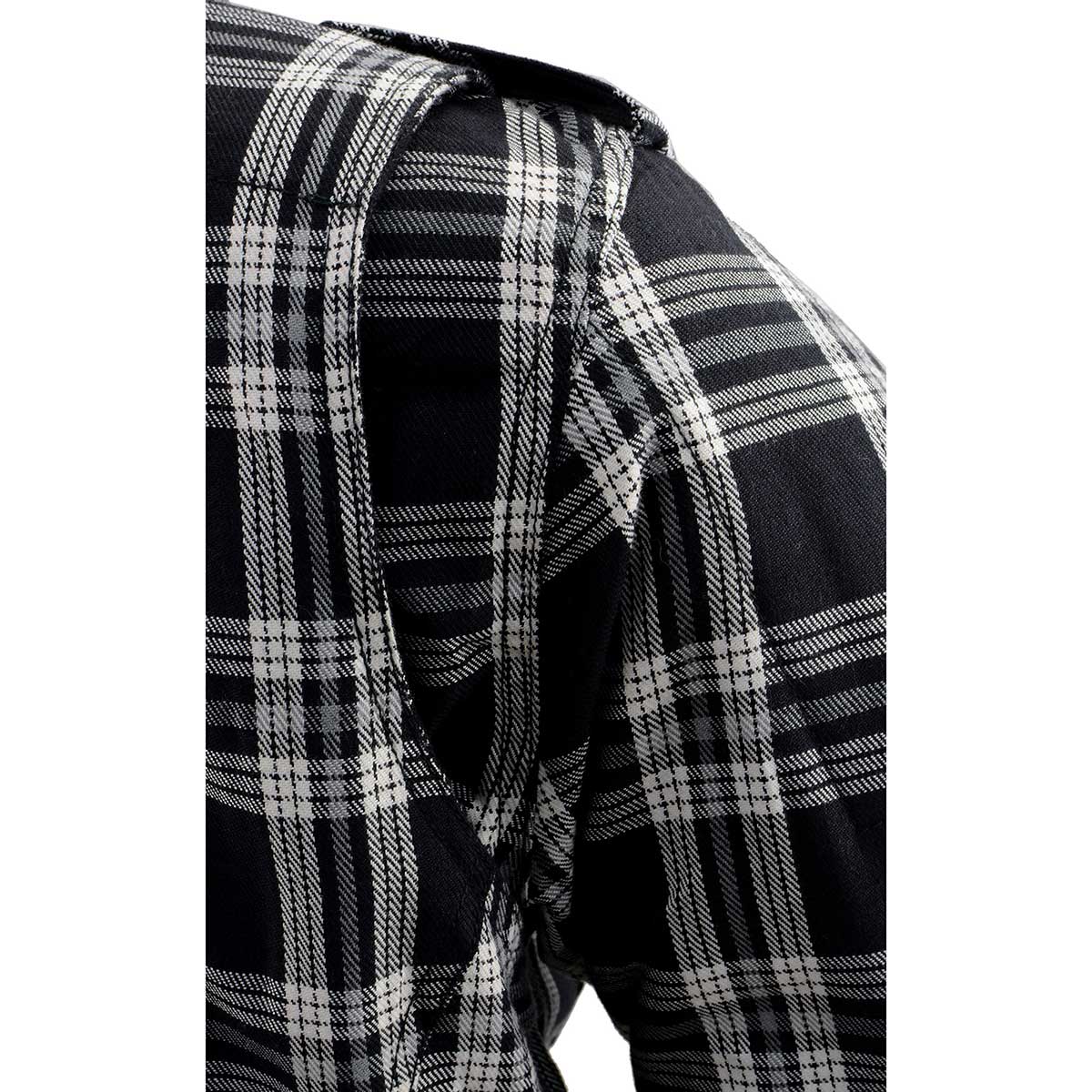 Milwaukee Leather MPL2600 Women’s Plaid Flannel Biker Shirt w/ CE Approved Armor - Reinforced w/ Aramid Fiber - Image 14