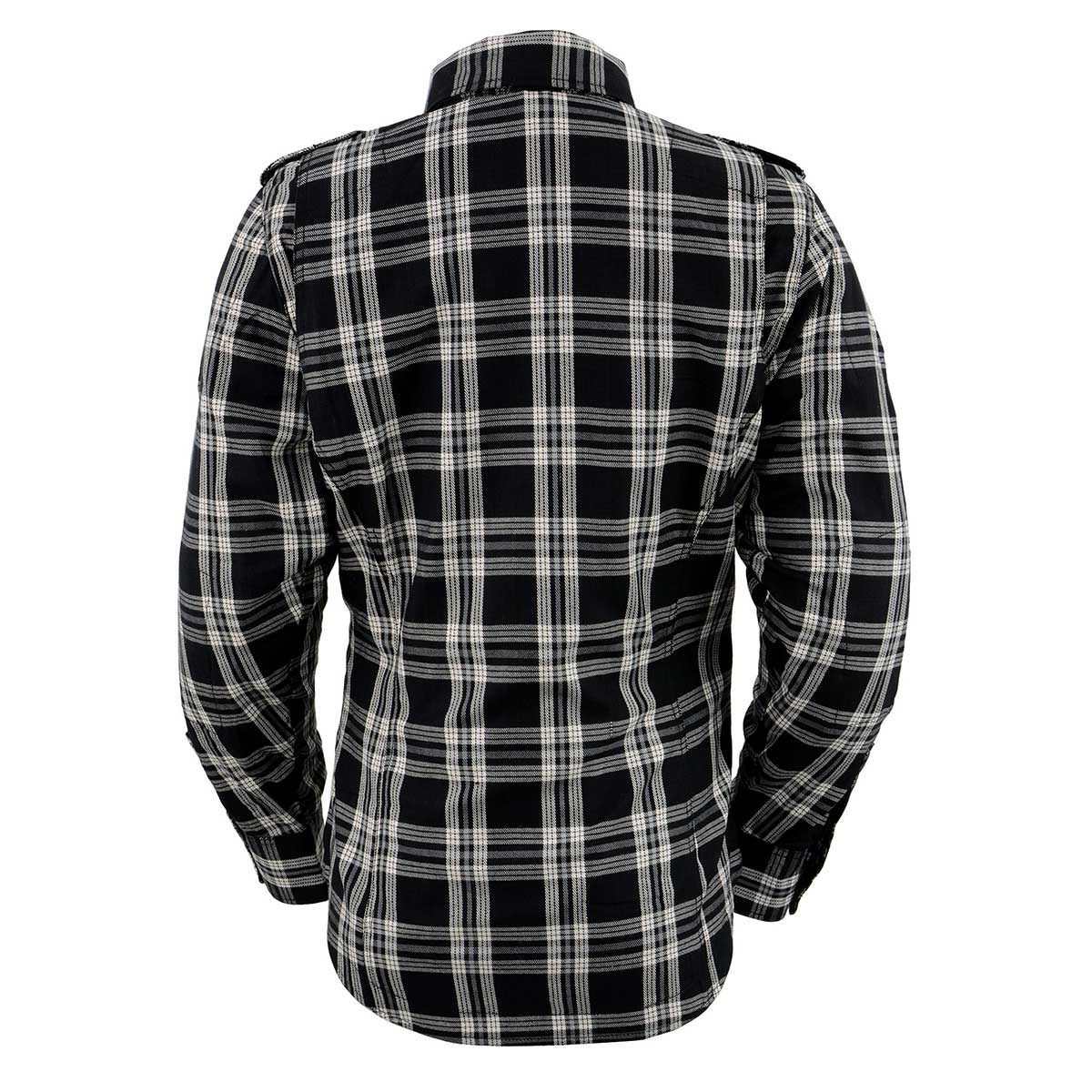 Milwaukee Leather MPL2600 Women’s Plaid Flannel Biker Shirt w/ CE Approved Armor - Reinforced w/ Aramid Fiber - Image 9
