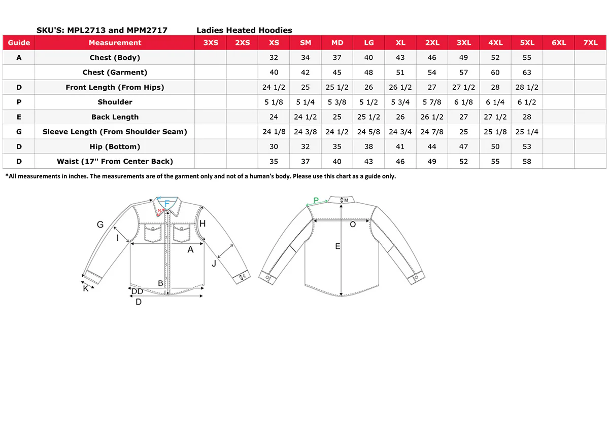 Nexgen Heat Women's Heated Hoodie Jacket - MPL2713SET Grey | 3 Level Motorcycle Riding, Winter Ready, Outdoors Use - Image 3