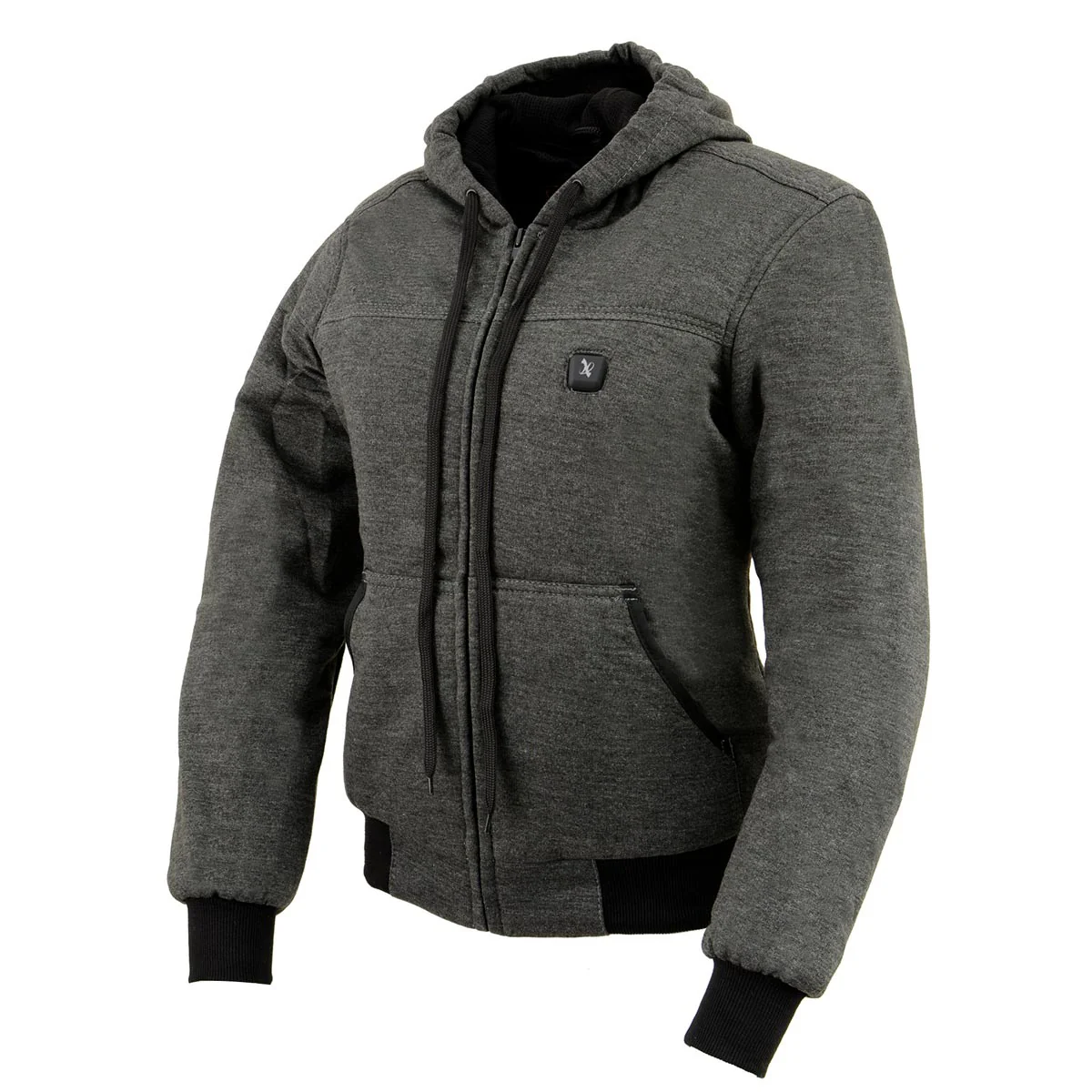 Nexgen Heat Women's Heated Hoodie Jacket - MPL2713SET Grey | 3 Level Motorcycle Riding, Winter Ready, Outdoors Use - Image 9