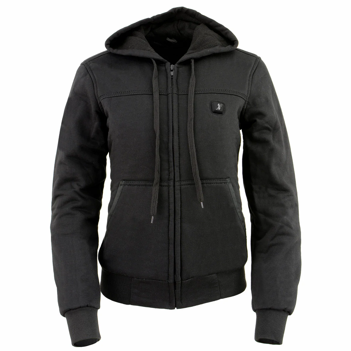 Nexgen Heat Women's Heated Hoodie Jacket - MPL2713SET Black | 3 Level Motorcycle Riding, Winter Ready, Outdoors Use - Image 9