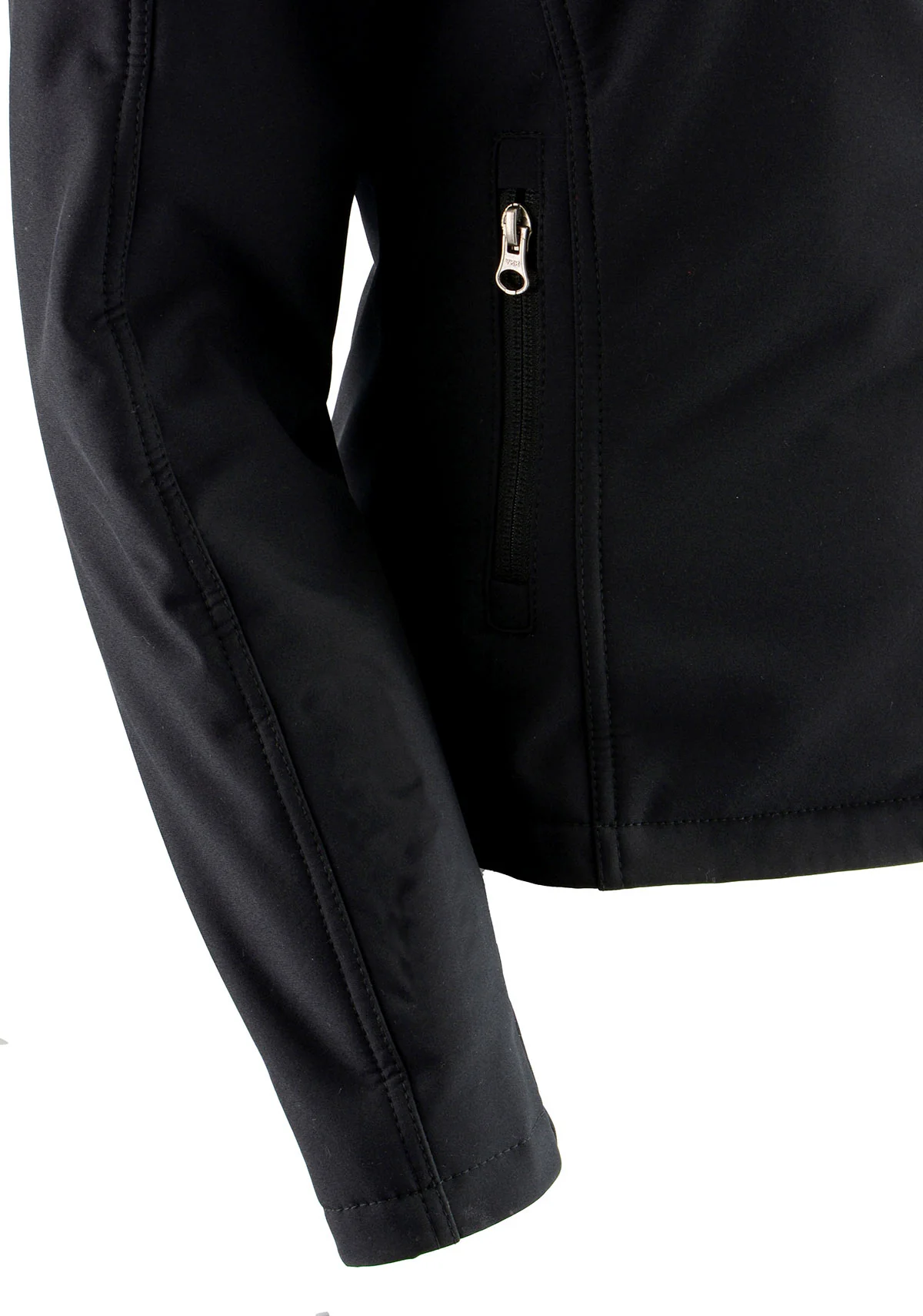 Nexgen Heat MPL2760SET Women's Black Soft Shell Zipper Front Heated Jacket Powered By Rechargeable 10000mAh Battery Pack - Image 7