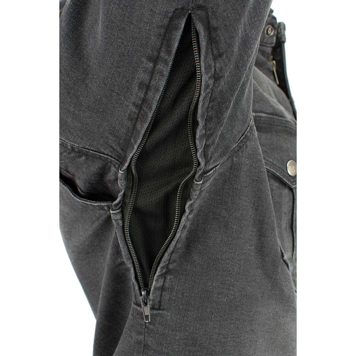 Milwaukee Leather MPM1620 Men's Black Flannel Biker Shirt w/ CE Approved Armor - Reinforced w/ Aramid Fibers - Image 11