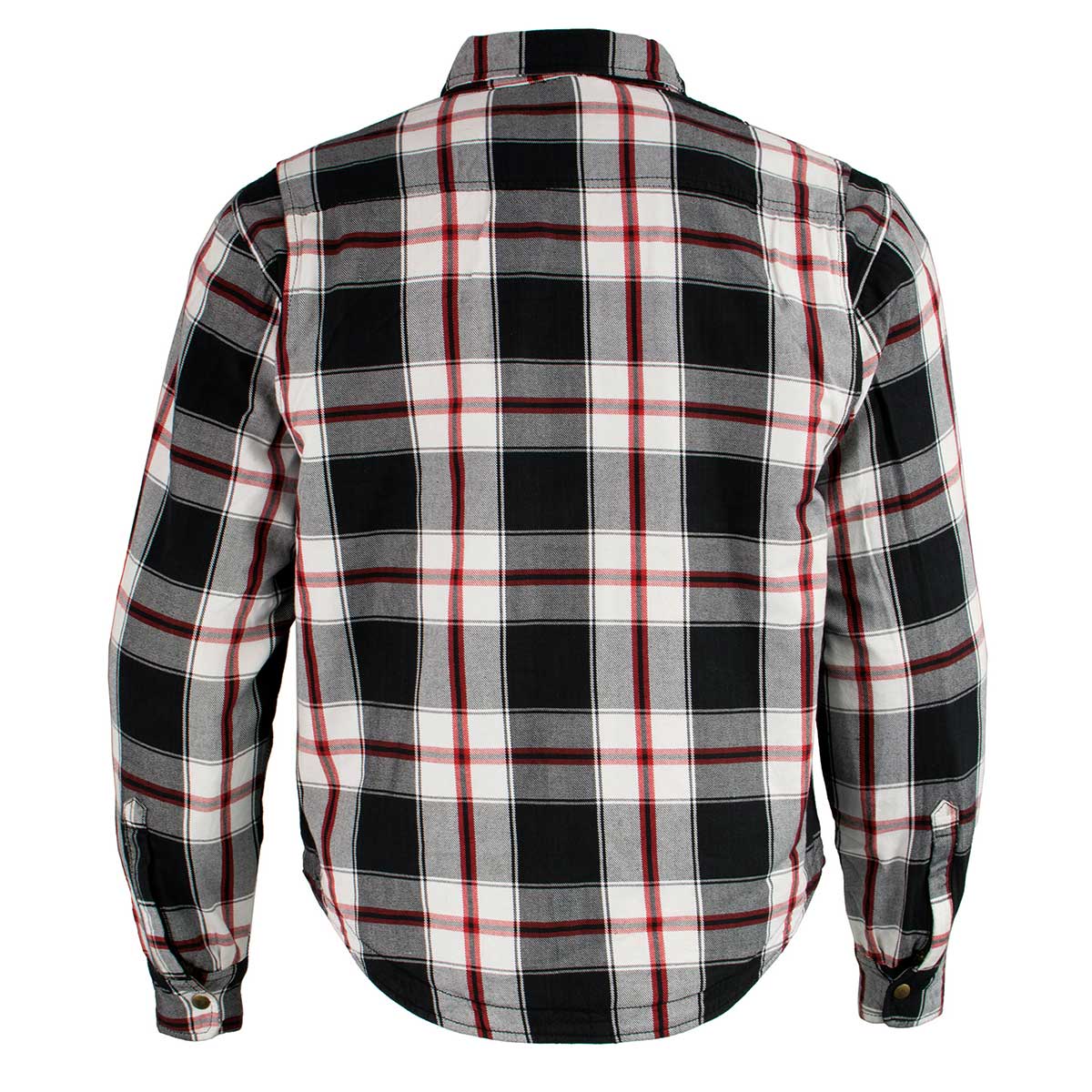 Milwaukee Leather MPM1625 Men's Plaid Flannel Biker Shirt with CE Approved Armor - Reinforced w/ Aramid Fibers - Image 11