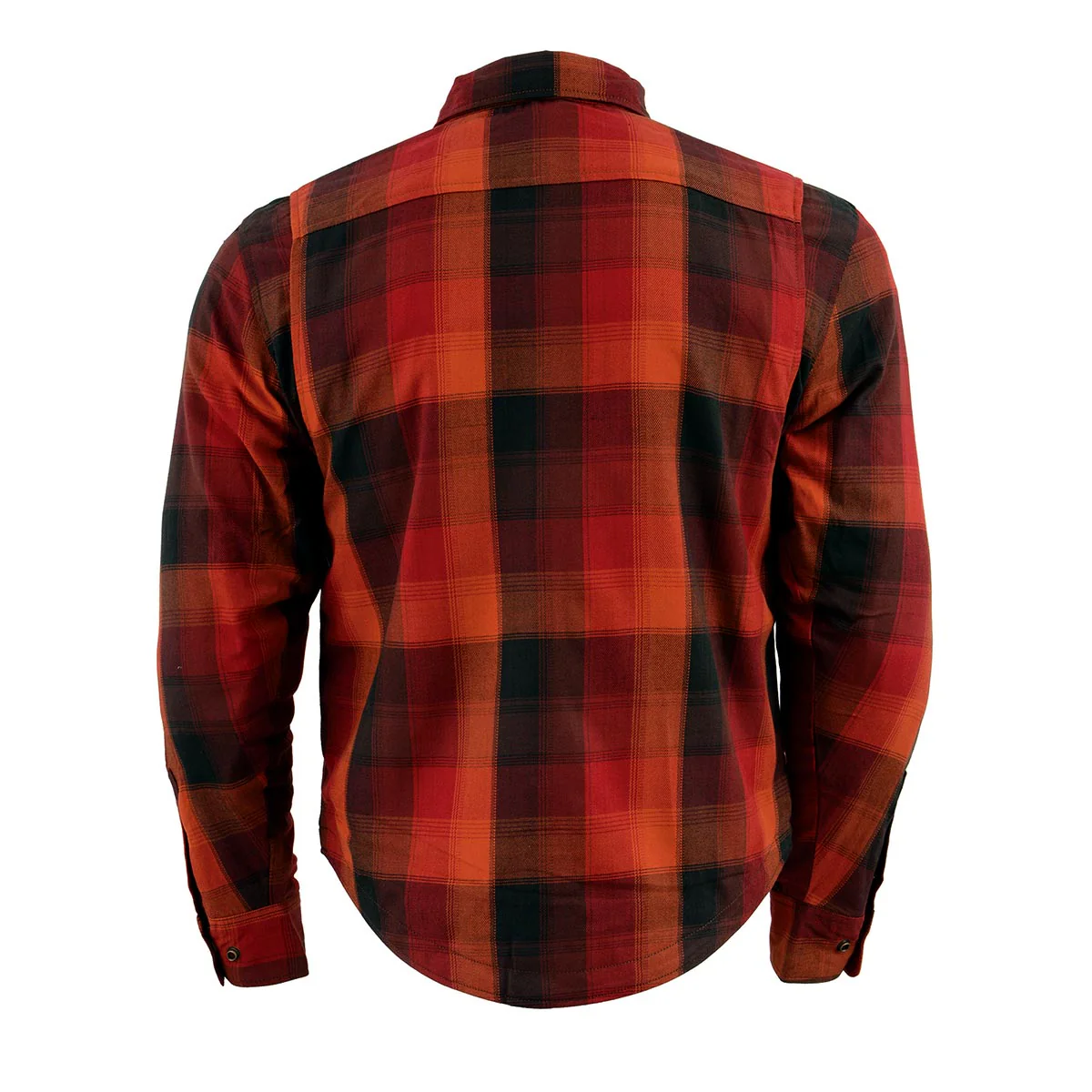 Milwaukee Leather MPM1641 Men's Plaid Flannel Biker Shirt with CE Approved Armor - Reinforced w/ Aramid Fiber - Image 12