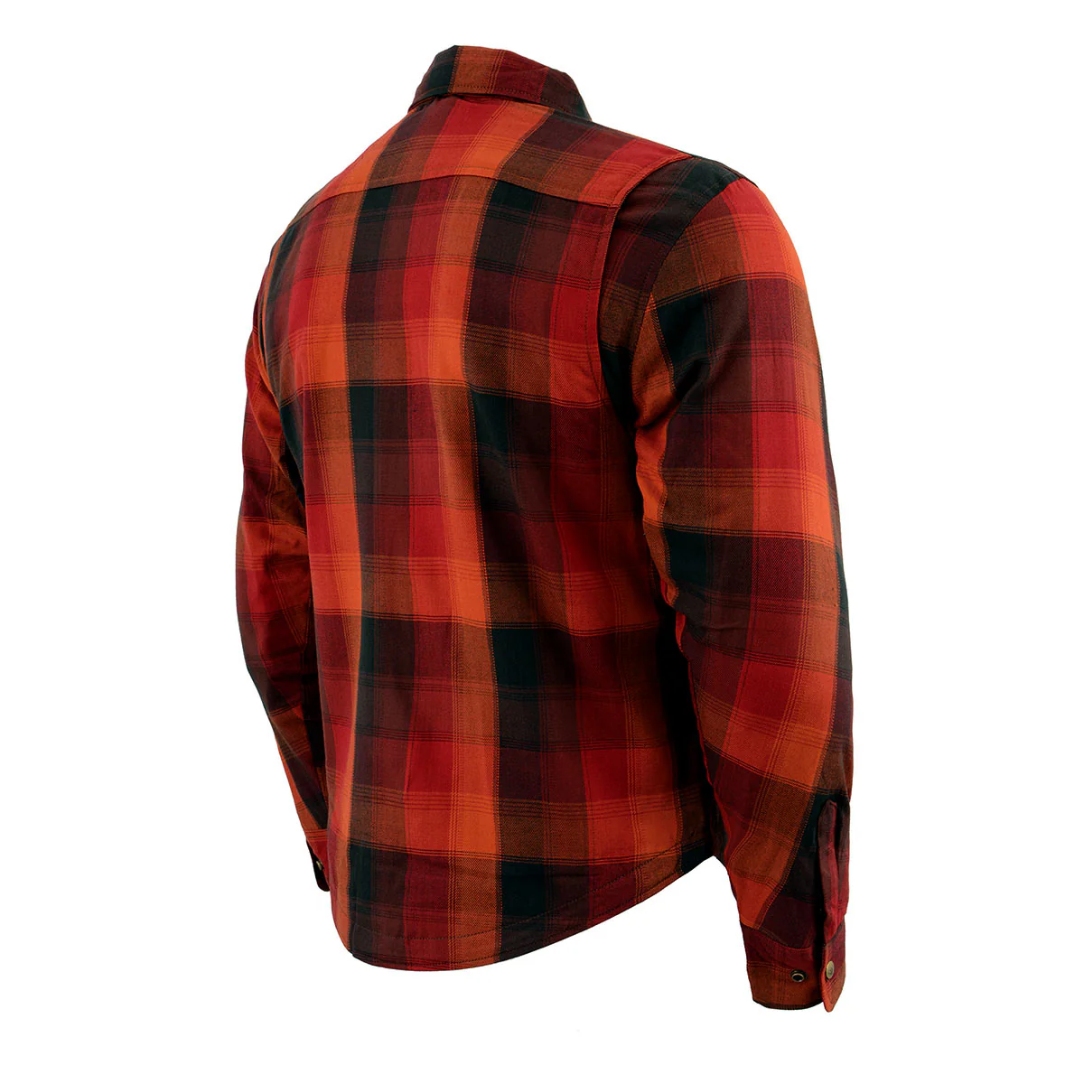 Milwaukee Leather MPM1641 Men's Plaid Flannel Biker Shirt with CE Approved Armor - Reinforced w/ Aramid Fiber - Image 13