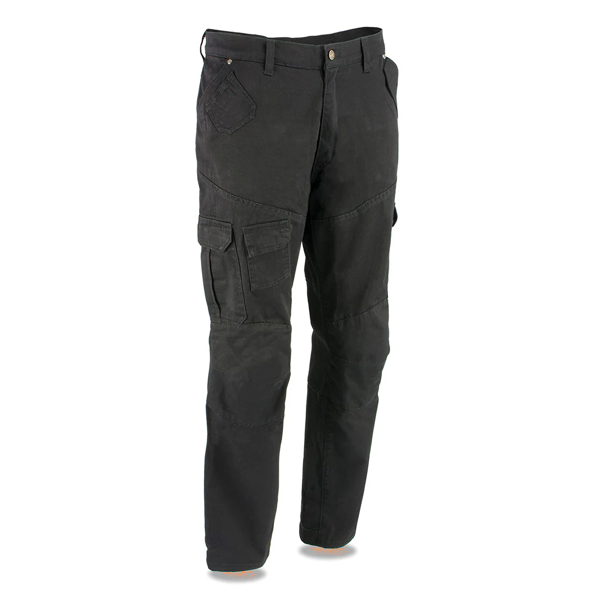 Milwaukee Leather MPM5591 Men's Republic Black CE Armored Motorcycle Denim Jeans Pants Reinforced w/ Aramid Fibers