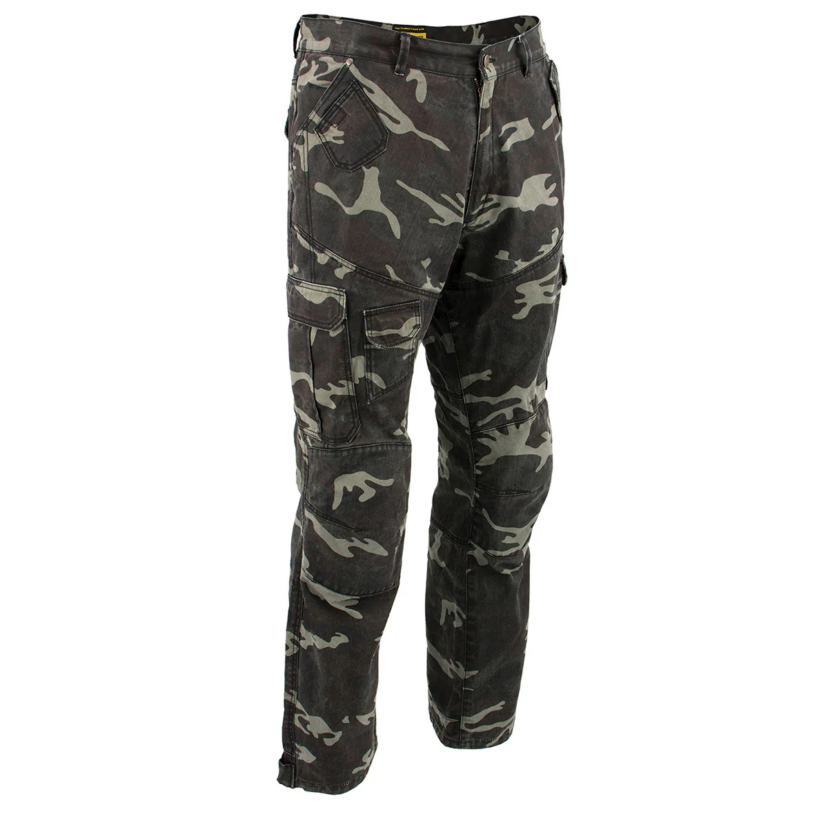 Milwaukee Leather MPM5593 Men's Camo CE Armored Motorcycle Denim Jeans Pants Reinforced w/ Aramid Fibers