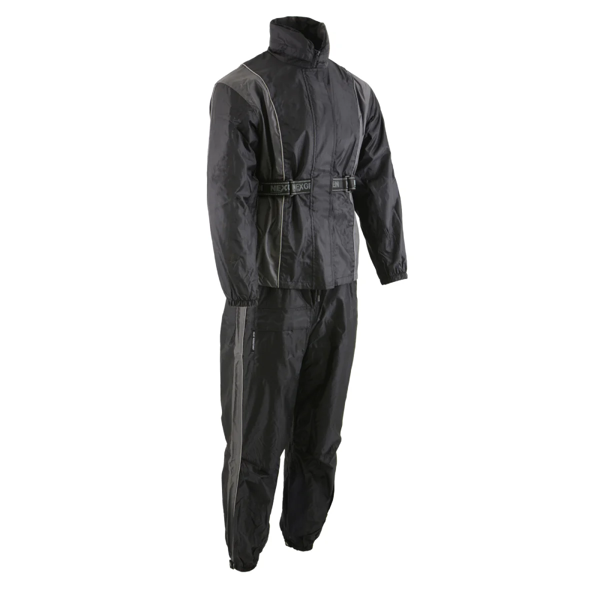 Milwaukee Leather SH2225L Women's Black and Grey Waterproof Rain Suit with Reflective Piping - Image 15