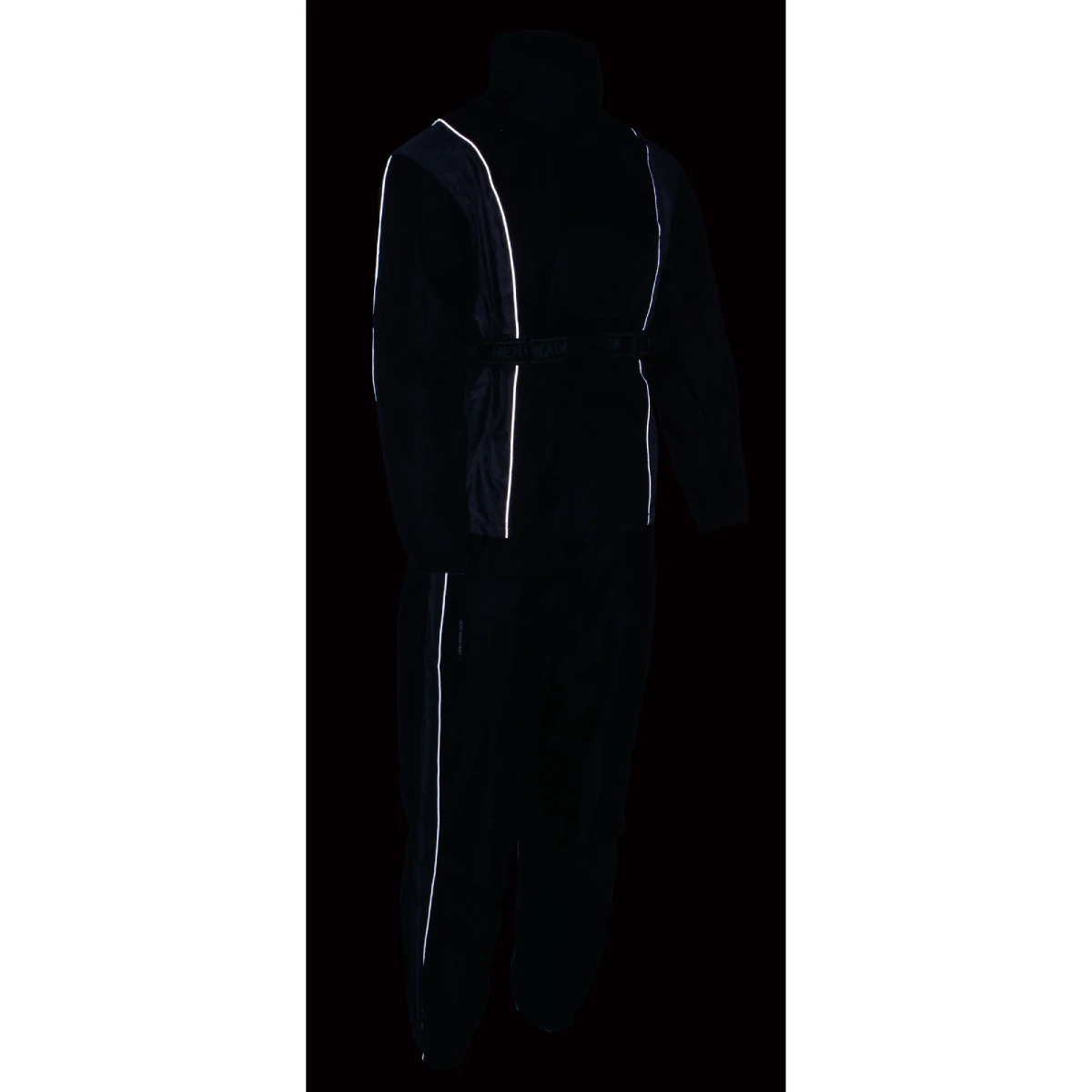 Milwaukee Leather SH2225L Women's Black and Grey Waterproof Rain Suit with Reflective Piping - Image 7