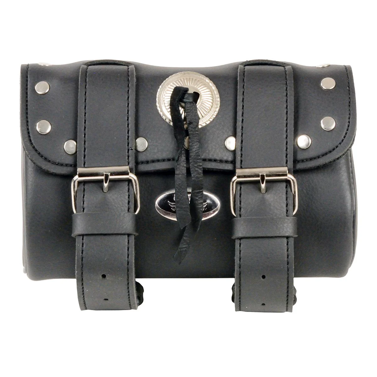 Milwaukee Performance SH62605 Black Small PVC Double Strap Tool Bag with Concho and Rivets - Image 3