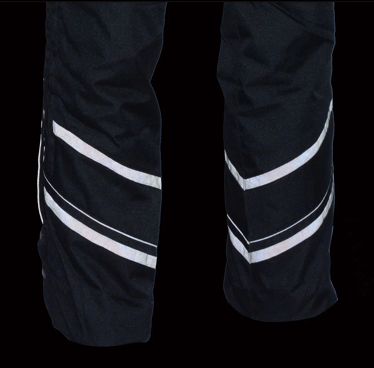 Milwaukee Leather MPM5700 Men's Black Vented Textile Chaps with Snap Out Thermal Liner - Image 2